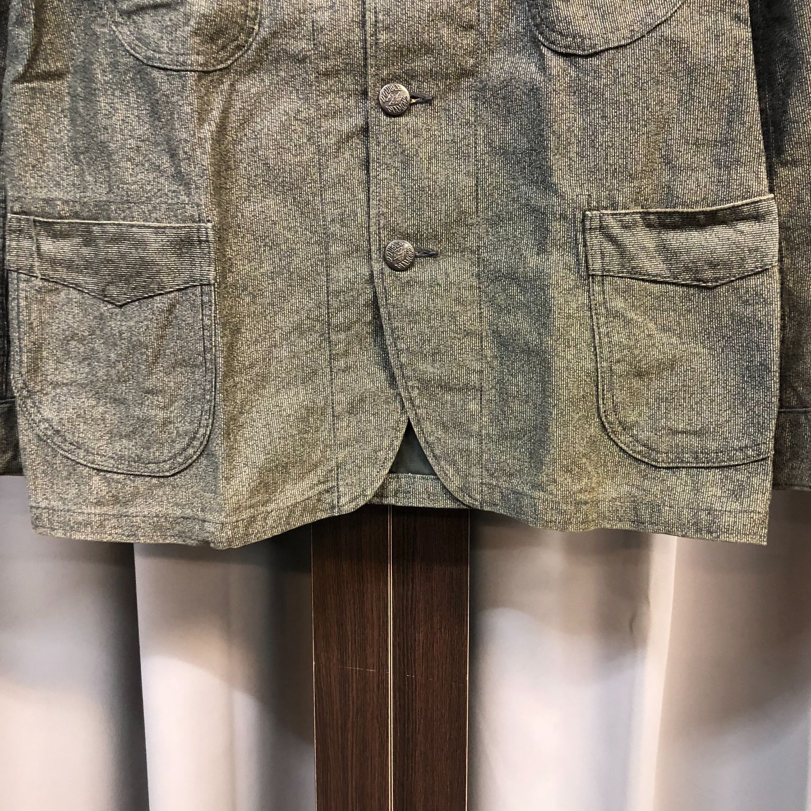 DOUBLE DIAMOND (ダブルダイヤモンド) サックコート ジャケット リアル