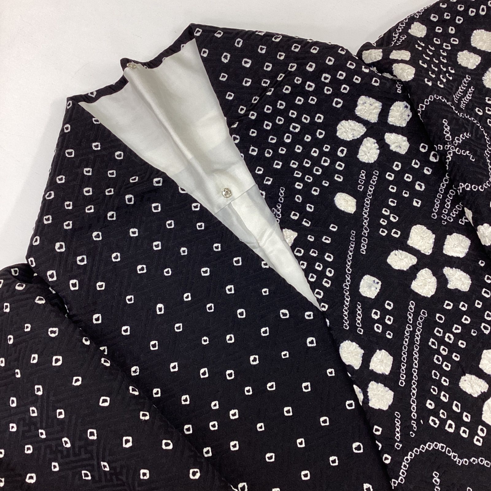 中古品 袷着物 総絞り訪問着 正絹R208 - メルカリ