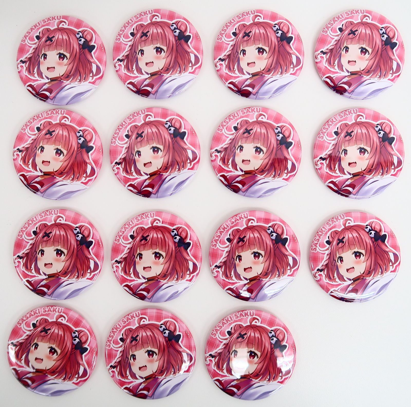 15個 にじさんじ 笹木咲 缶バッジ さくゆい 4周年記念グッズ - メルカリ