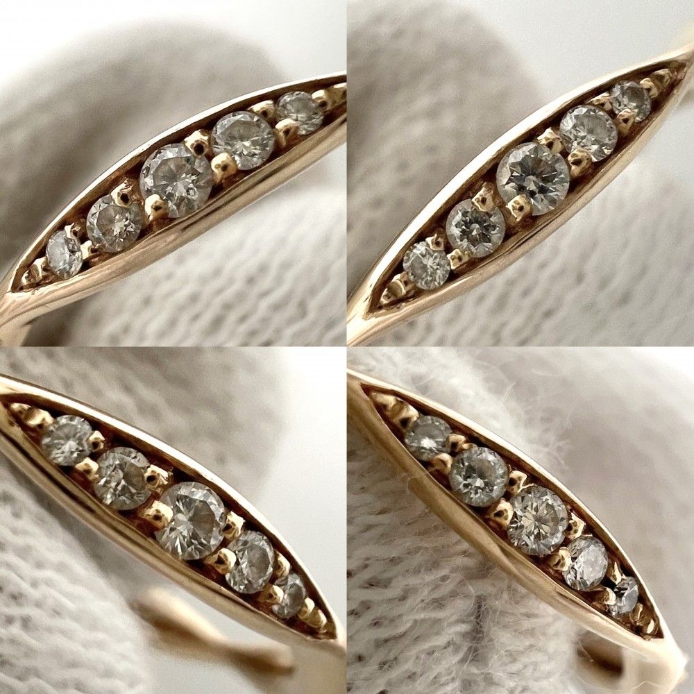 シャネル 指輪 レディース カメリアコレクション ハーフエタニティ