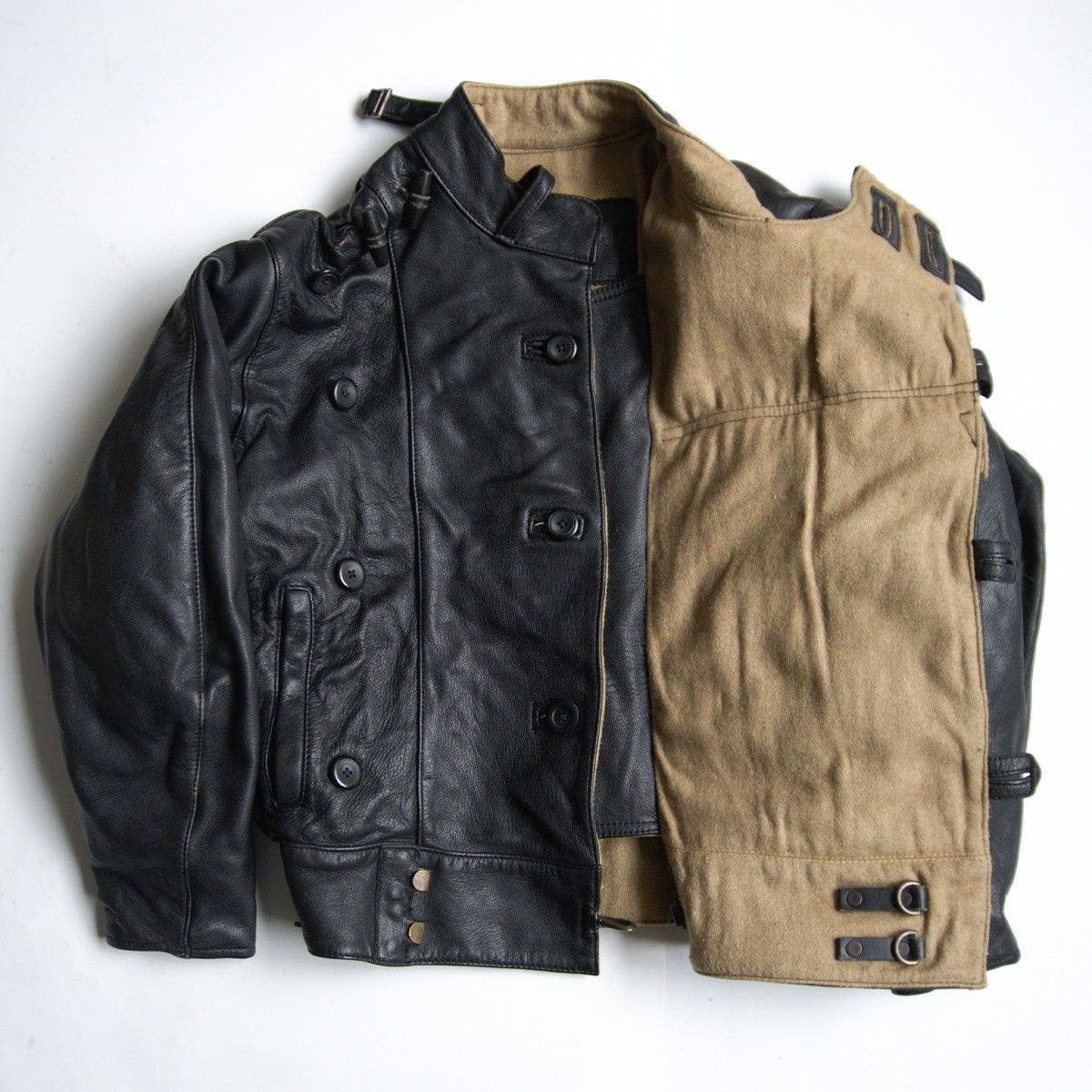 美品】KADOYA【レザー モーターサイクルジャケット】 L カドヤ レザー 
