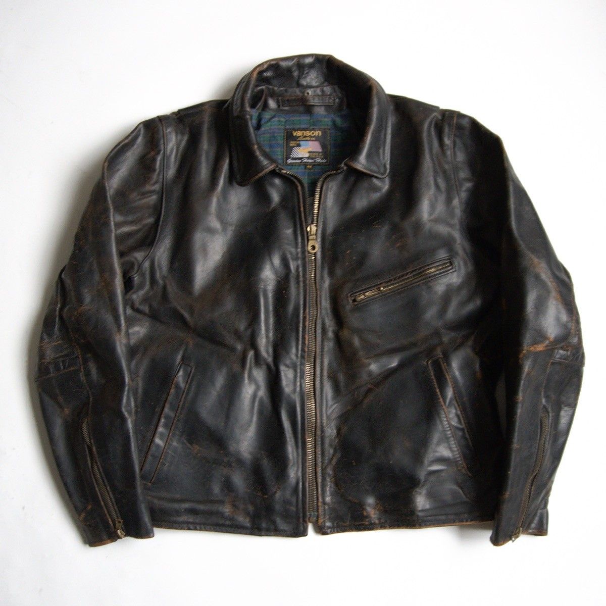 ホースハイド/ビッグサイズ】 VANSON 【ENF エンフィールド シングル