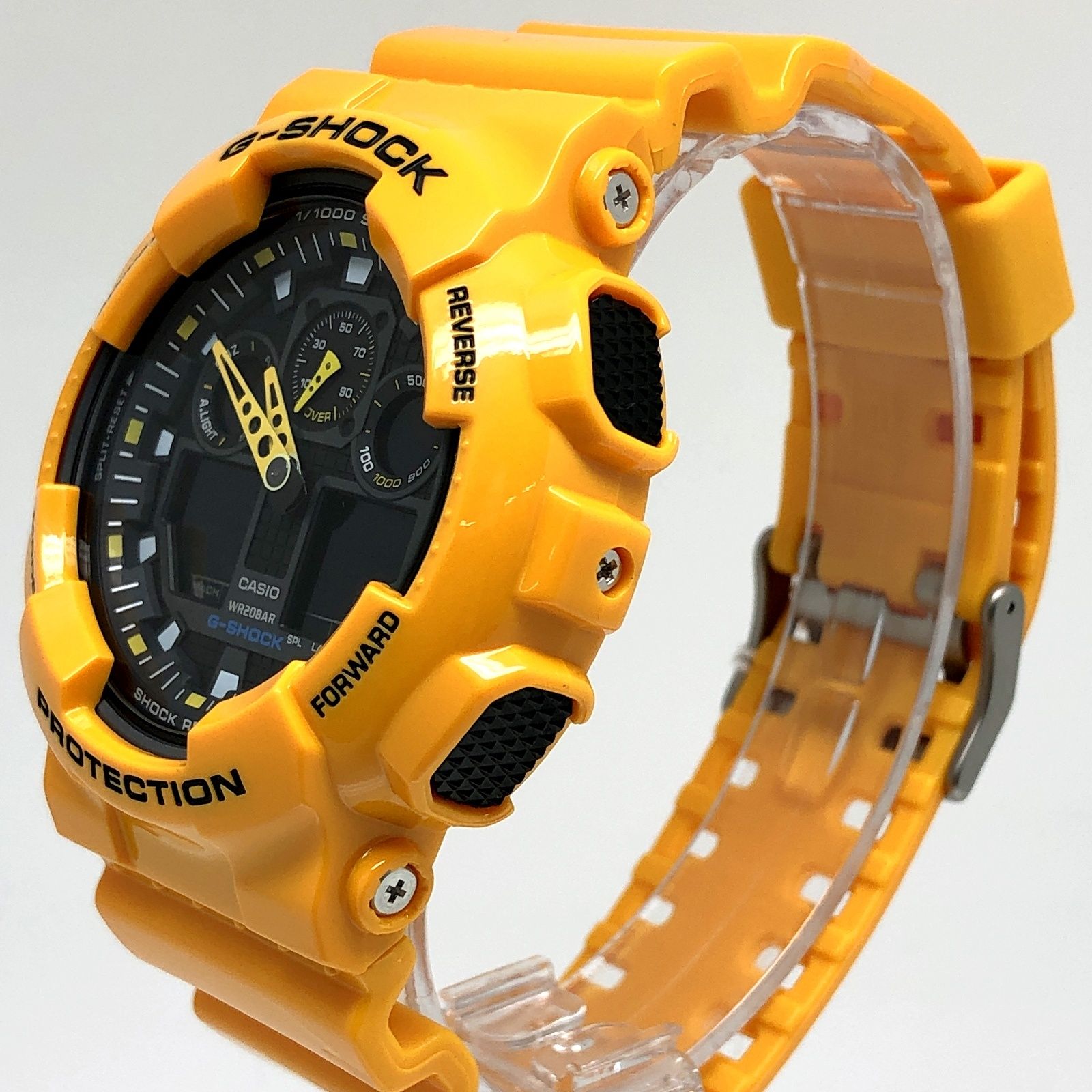 G-SHOCK ジーショック GA-100A-9A ビッグケース カラーモデル アナデジ