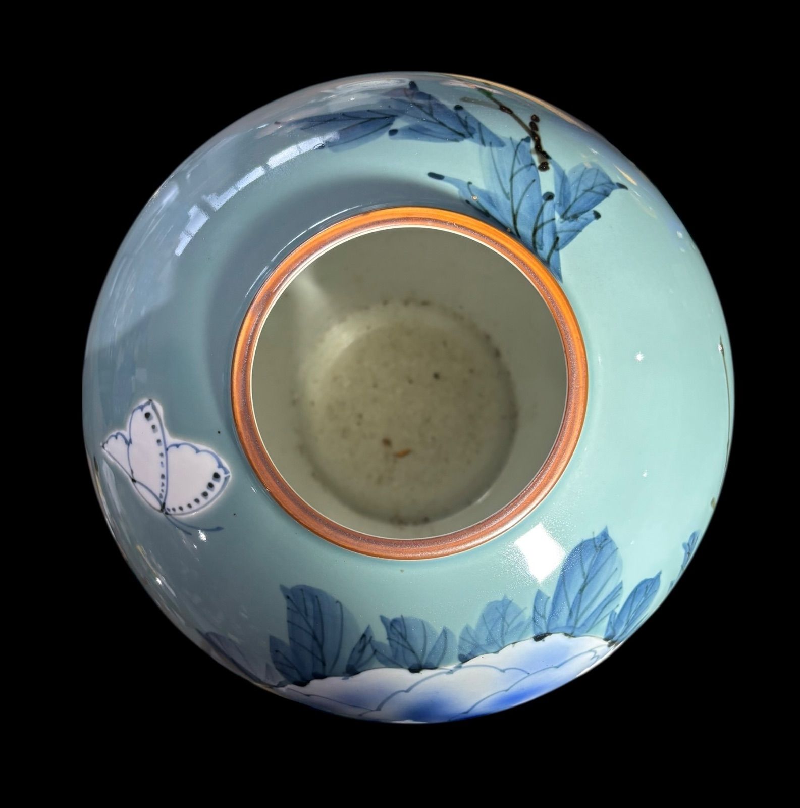 793『九谷 花蝶文 花瓶』　/骨董品 古美術 古道具 アンティーク 793『九谷 花蝶文 花瓶』 /骨董品 古美術 古道具 アンティーク