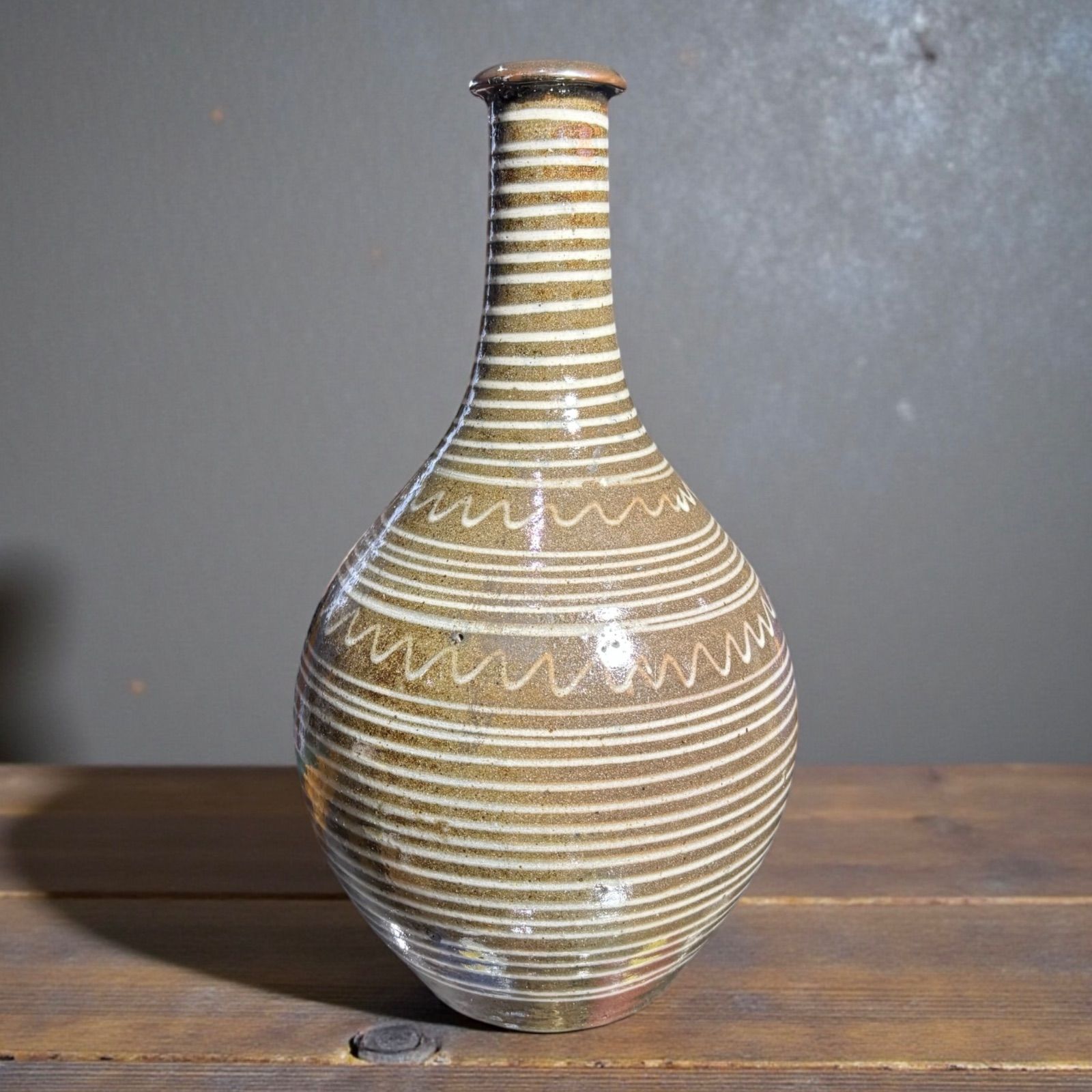 丹波焼 徳利 古丹波 えへん徳利 明治 古磁器 花入 酒器 容器 陶器 置物