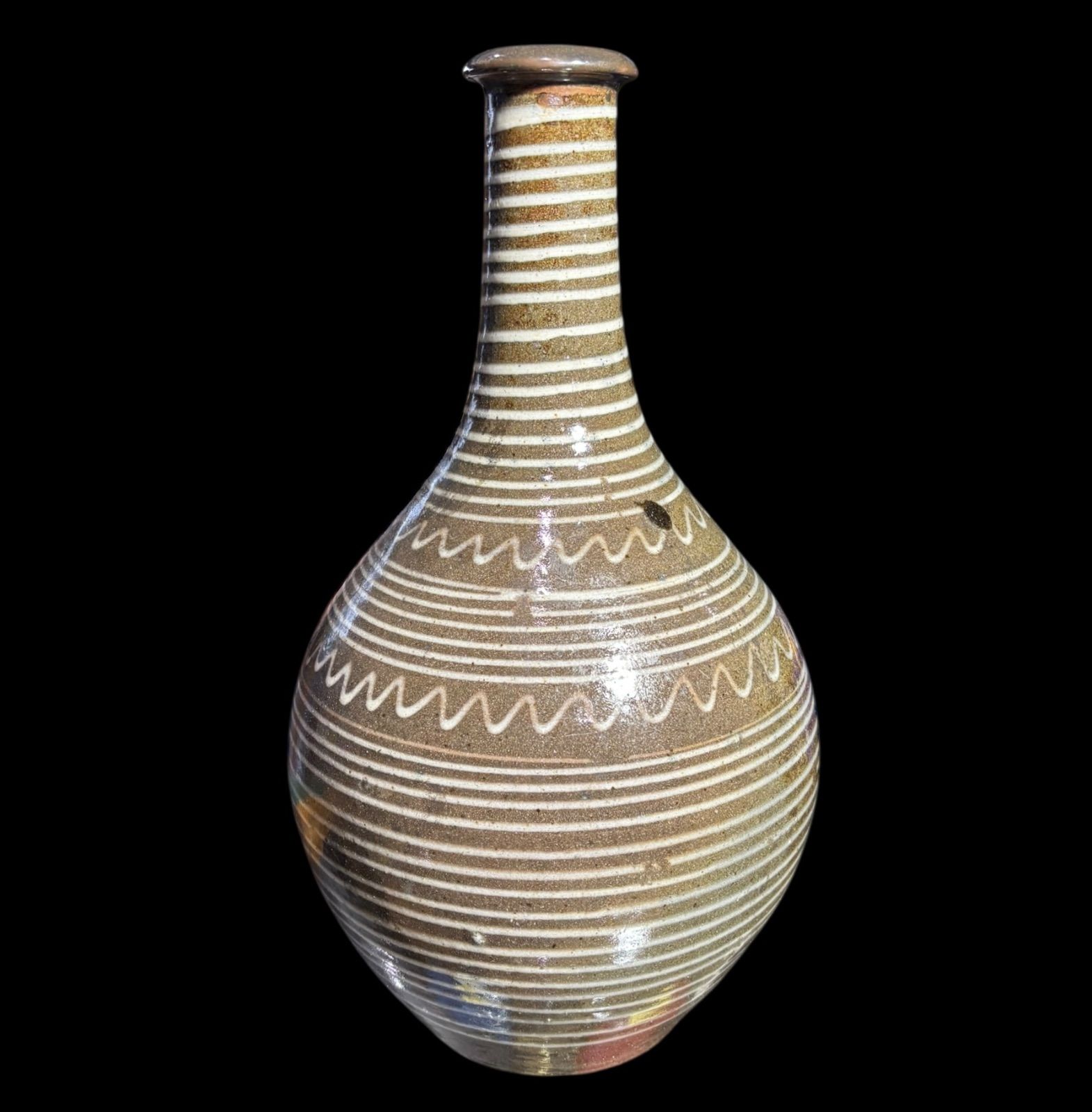 丹波焼 徳利 古丹波 えへん徳利 明治 古磁器 花入 酒器 容器 陶器 置物