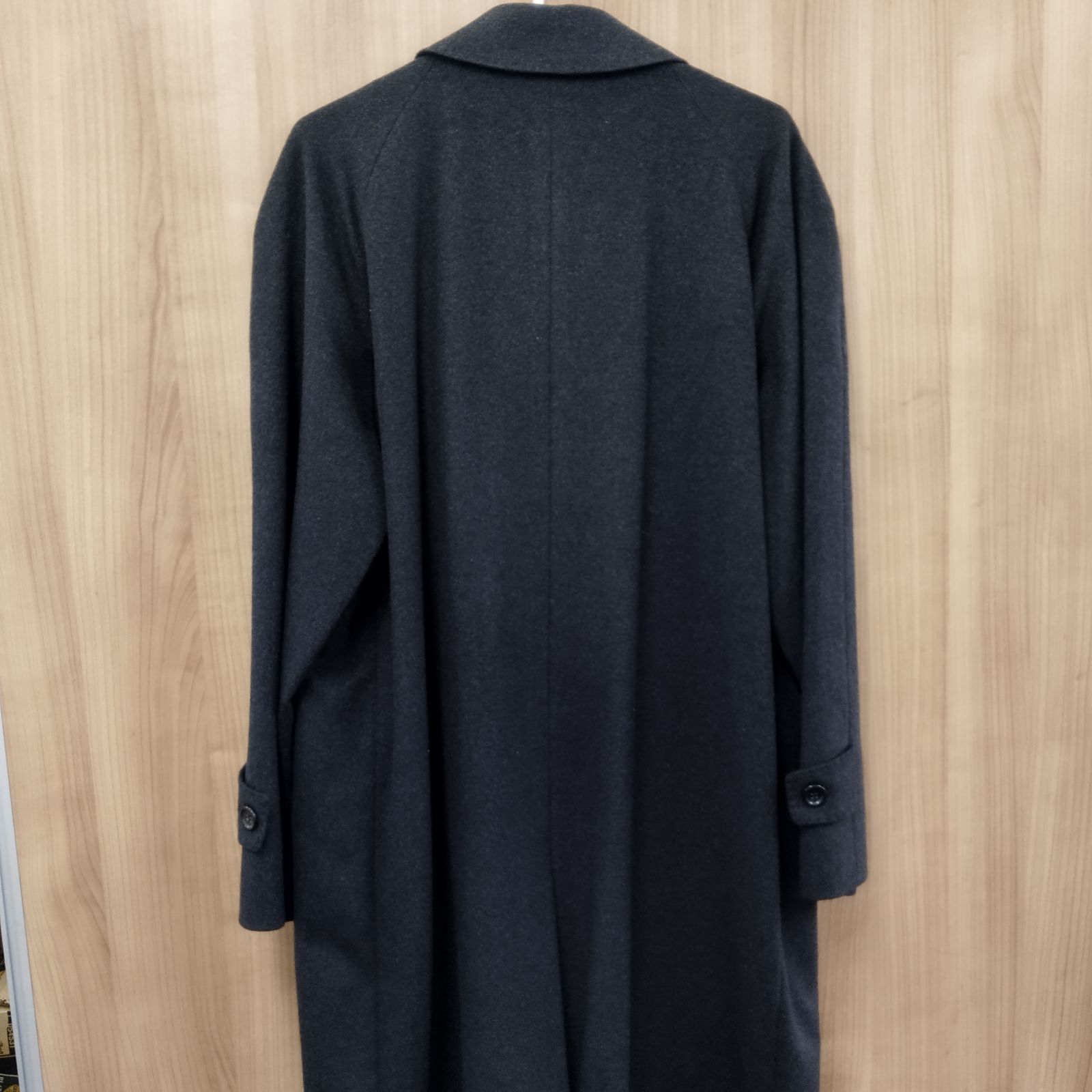 (コレツィオーネ) COLLEZIONE ロングコート カシミヤ100％ Point 【未使用】Thames カシミヤ100％ ロング シングル 無地 ジャケット・アウター