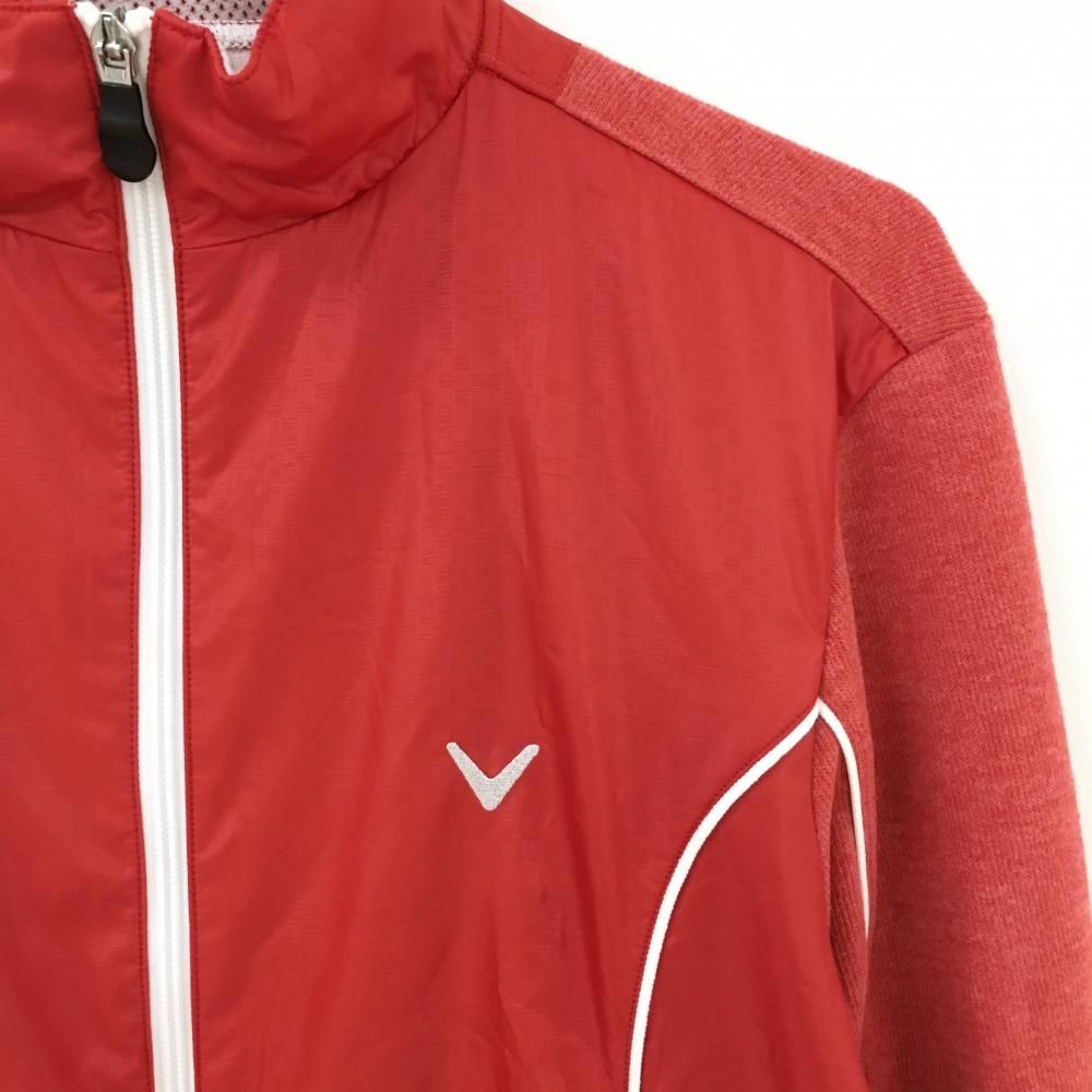 キャロウェイ★2way ダブルジップ ジャケット レッド Lサイズ wnc キャロウェイ Callaway Golf ダウンジャケット ダウンベスト M 赤