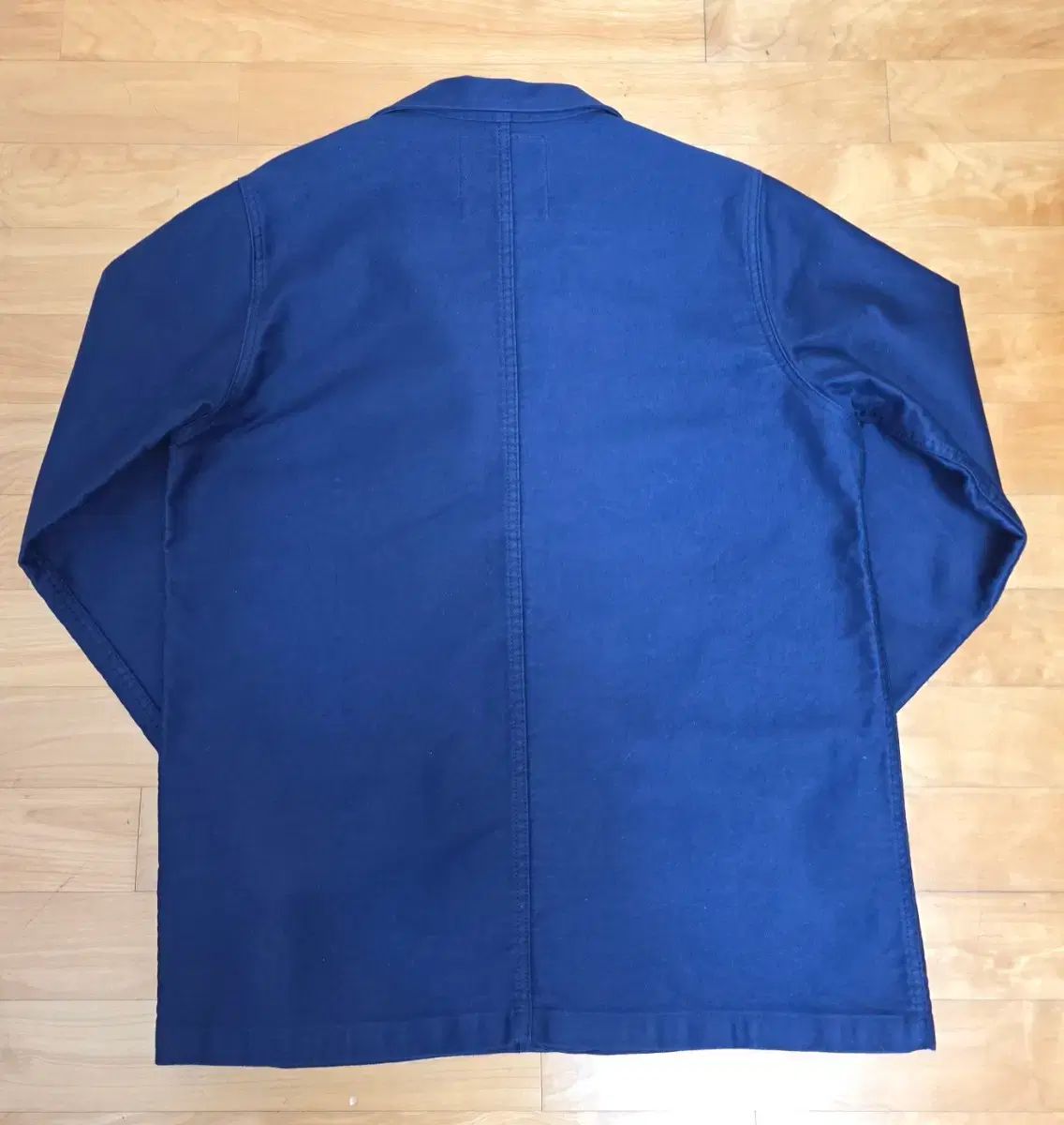 ルモンサンミッシェル モールスキン ワークジャケット ブルー サイズ