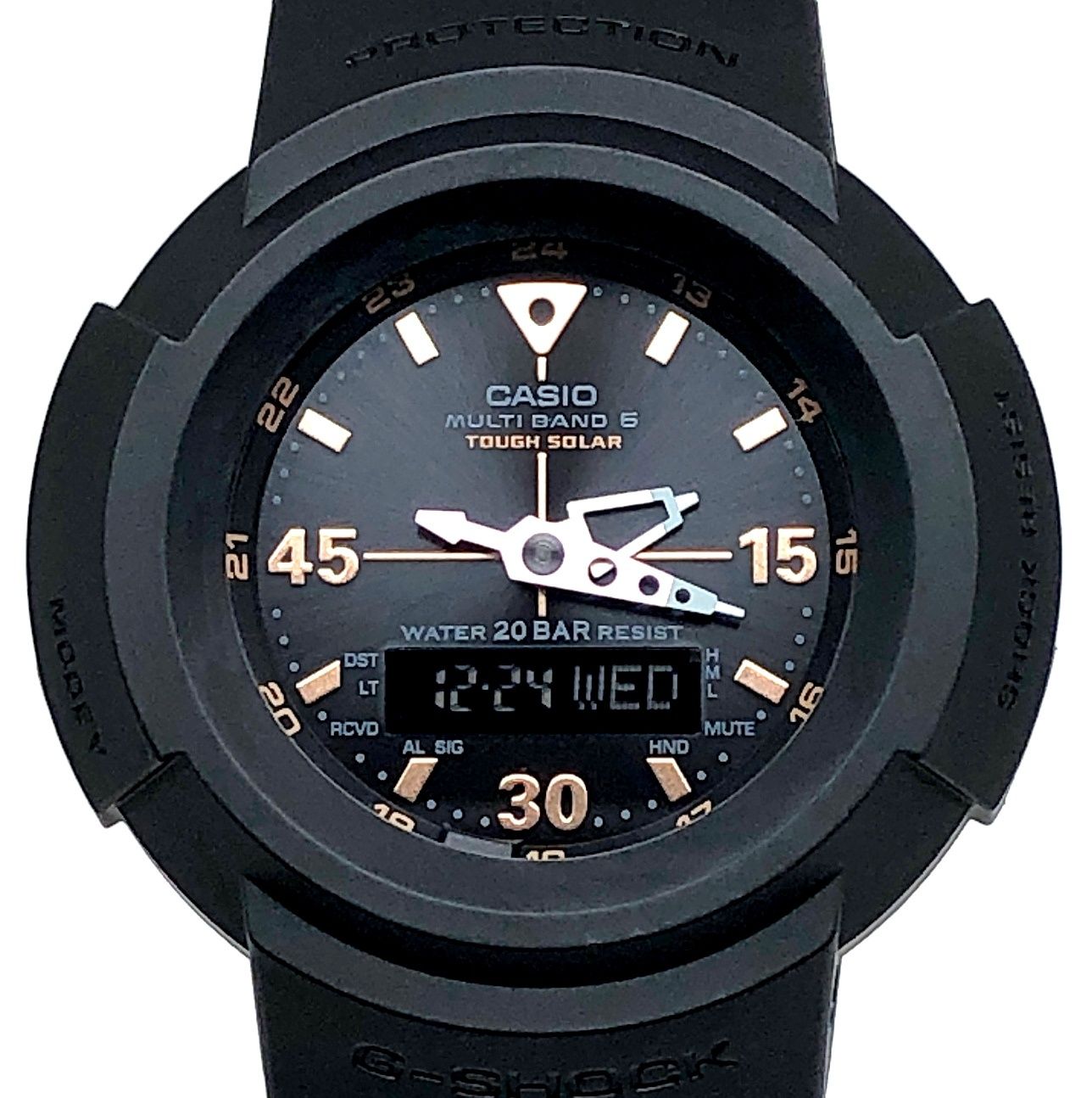 G-SHOCK ジーショック AWG-M520G-1A9 電波ソーラー AW-500 復刻モデル 