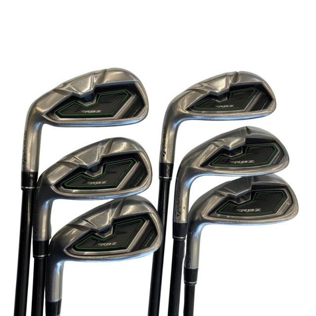 中古】 テーラーメイド RBZ 6S レフティ アイアンセット IR RB-55