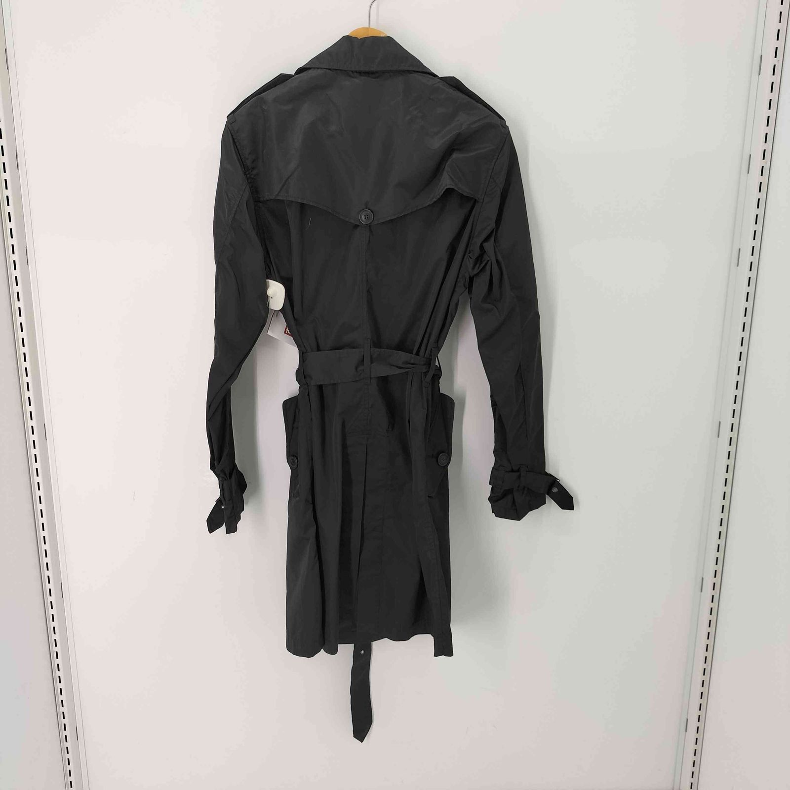 希少 AVIREX アヴィレックス フライトトレンチコート ベルト付 XL 黒 安価ファッション - 希少 AVIREX アヴィレックス フライトトレンチ