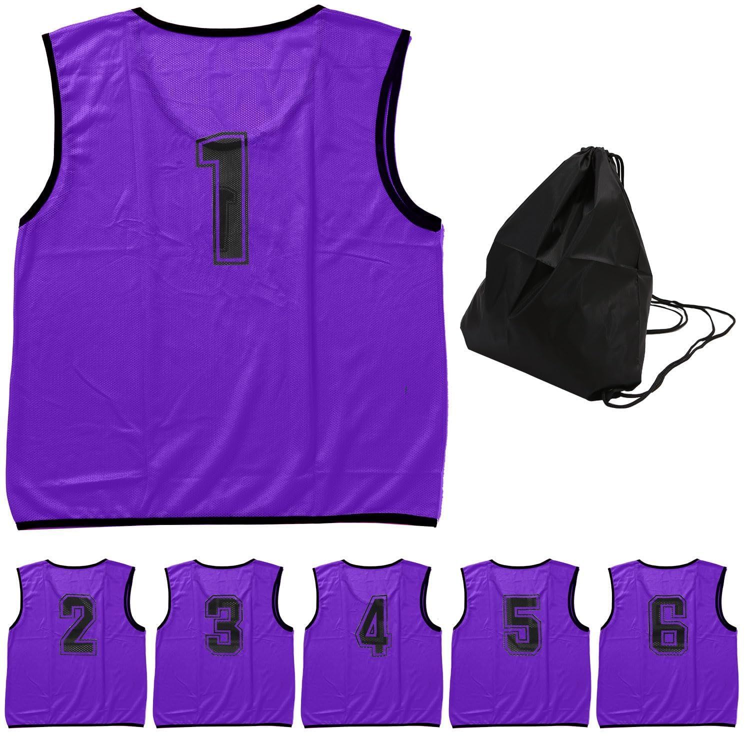 (ロジック) ビブス 子供用 大人用 セット 10色展開 ゼッケン 収納バッグ付き 番号入り メッシュ 30日保証付き サッカー バスケ フットサル 学校 行事 自治体 運動会 22枚セット (子供用, レ 新着商品】[ロジック] ビブス 子供用 大人用 セット 10色展開 ゼッケン