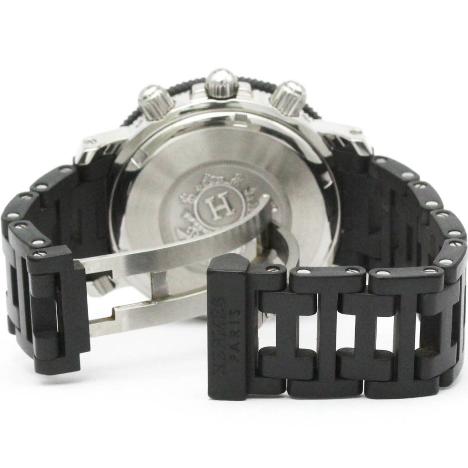 エルメス (HERMES) クリッパー ダイバー ステンレススチール ラバー