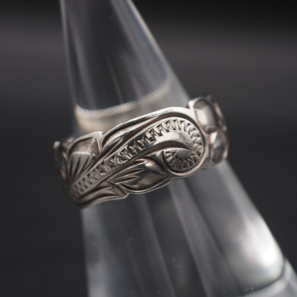 L609 ハワイアンジュエリー PCU 925刻印 リング ハイビスカス デザイン