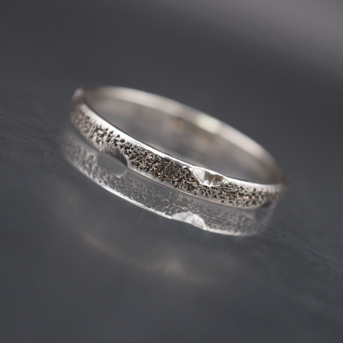 silver刻印 L614 ヴィンテージ SILVER刻印 リング 大ぶり 透かし彫り デザイン