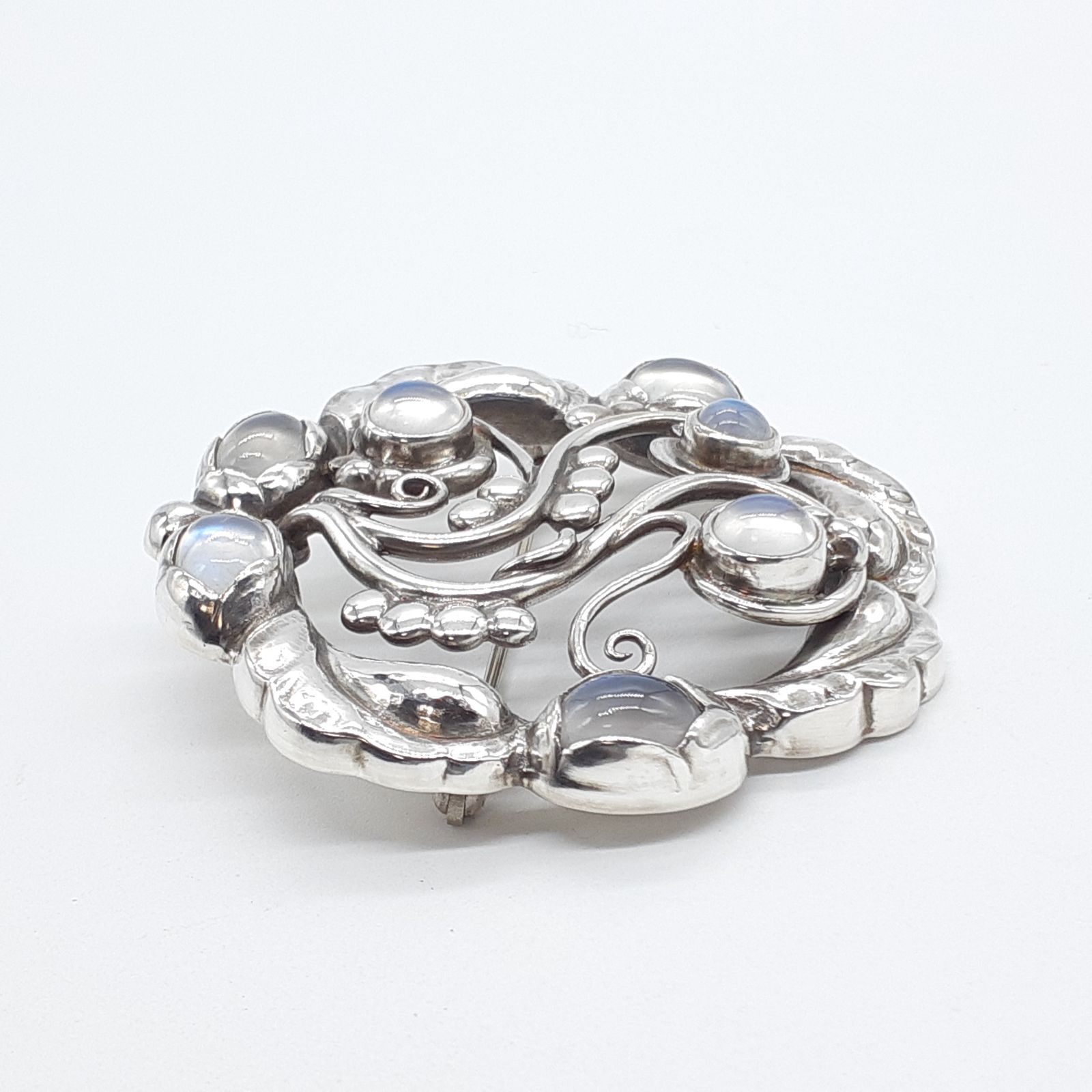 GEORG JENSEN ジョージジェンセン ブローチ MOONLIGHT BLOSSOM ムーン