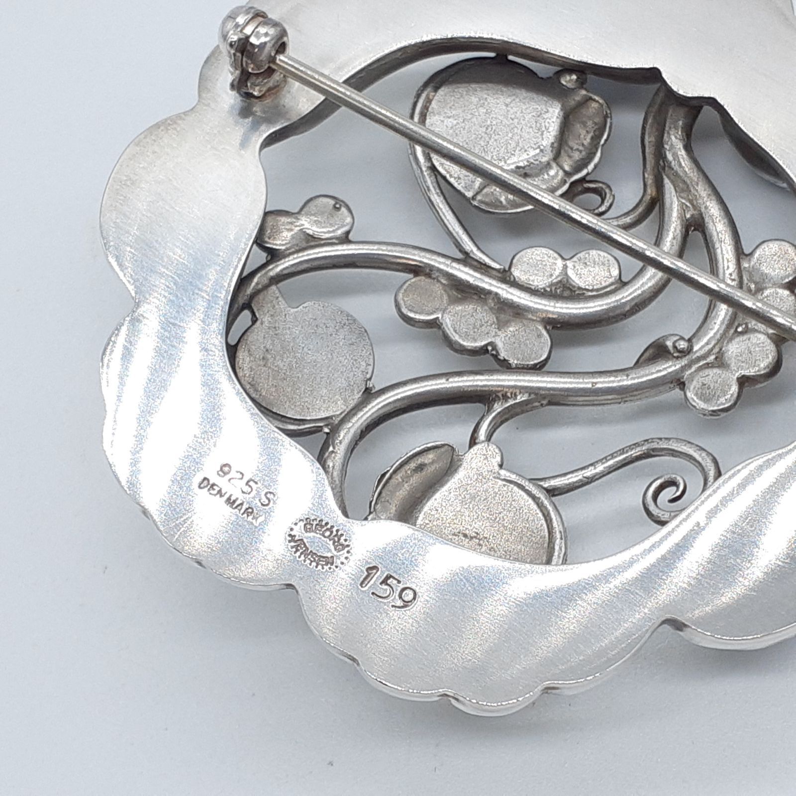 GEORG JENSEN ジョージジェンセン ブローチ MOONLIGHT BLOSSOM ムーン
