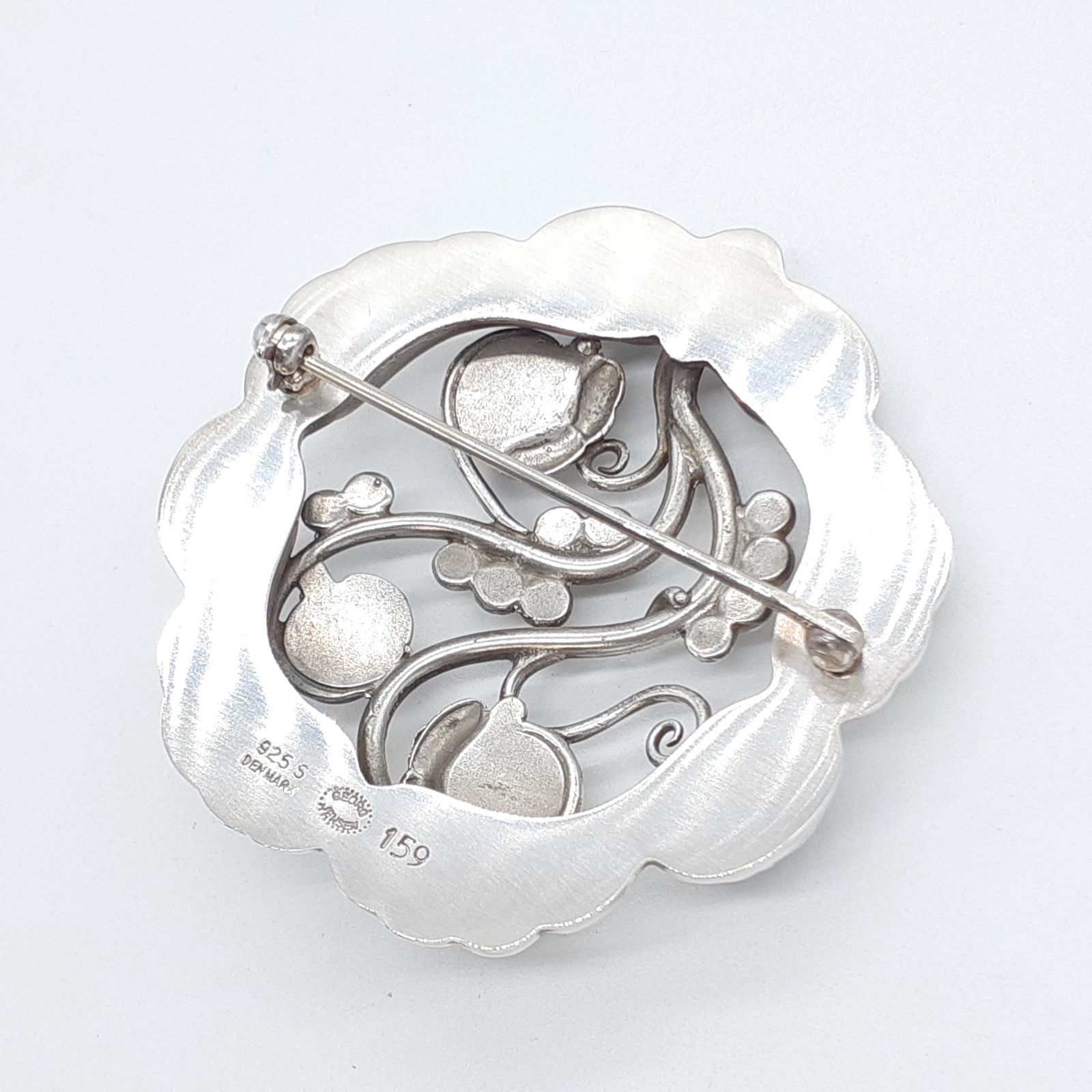 GEORG JENSEN ジョージジェンセン ブローチ MOONLIGHT BLOSSOM ムーン