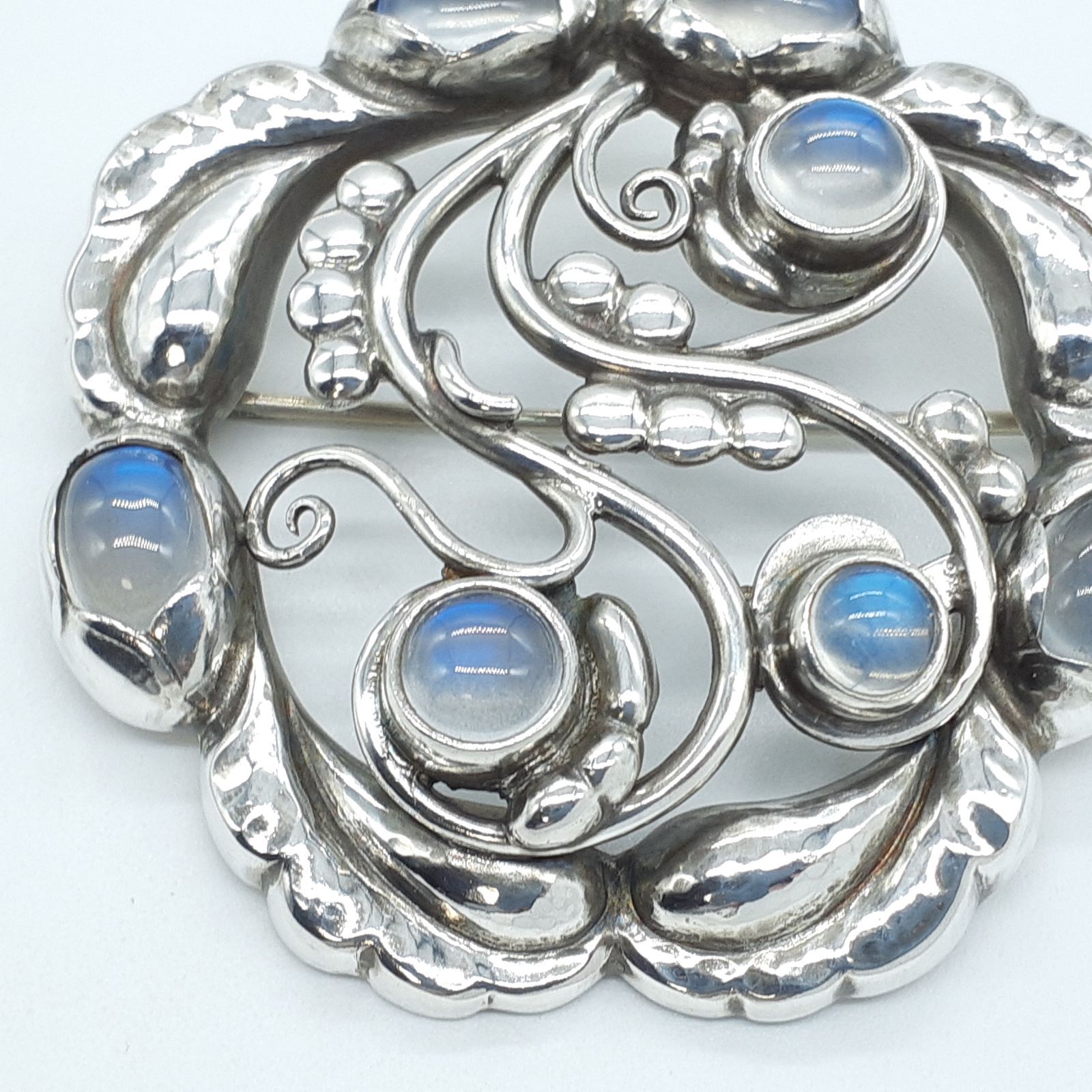 GEORG JENSEN ジョージジェンセン ブローチ MOONLIGHT BLOSSOM ムーン