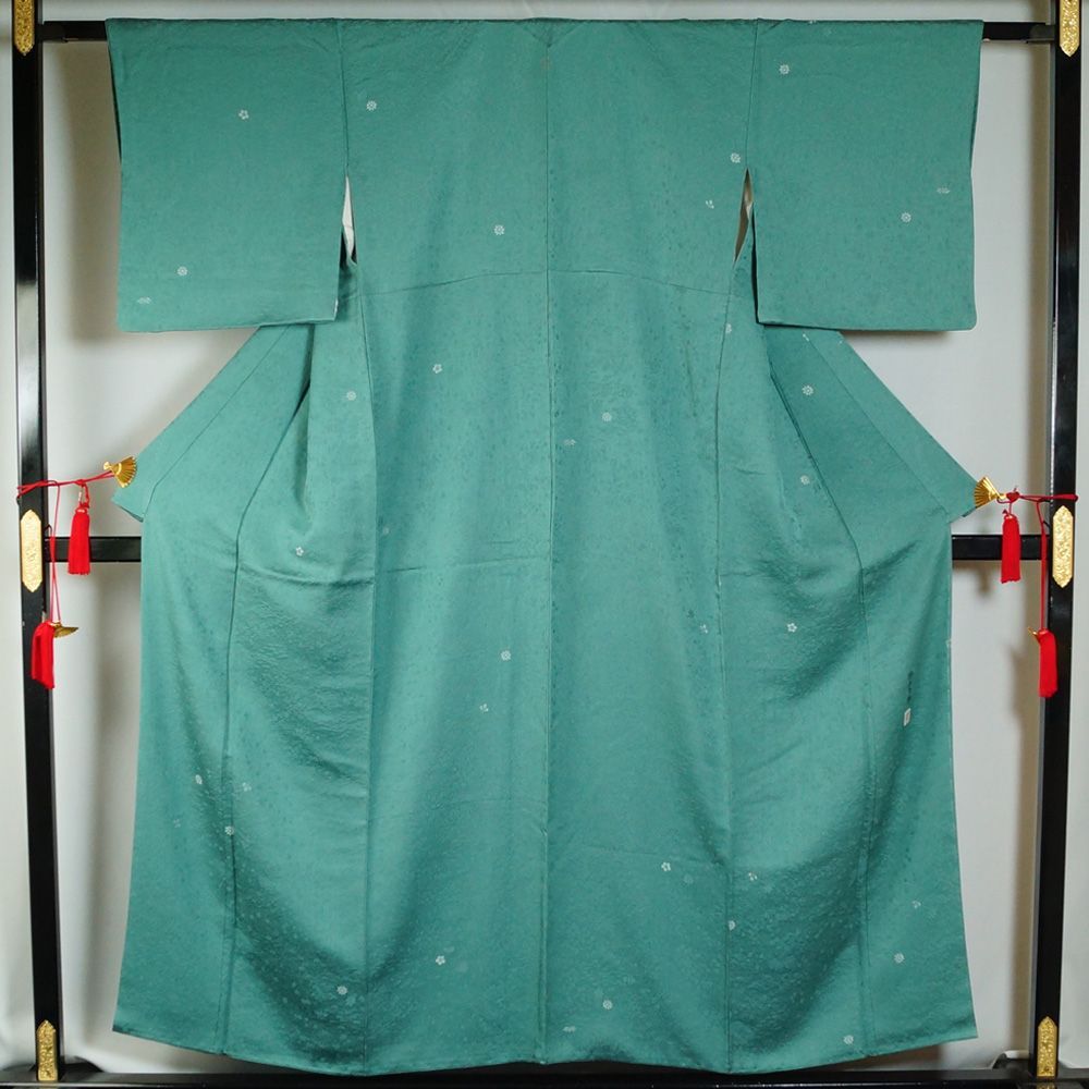 着物セット 本加賀友禅 柿本市郎監修 色無地・袋帯 2点 セット 丸に剣