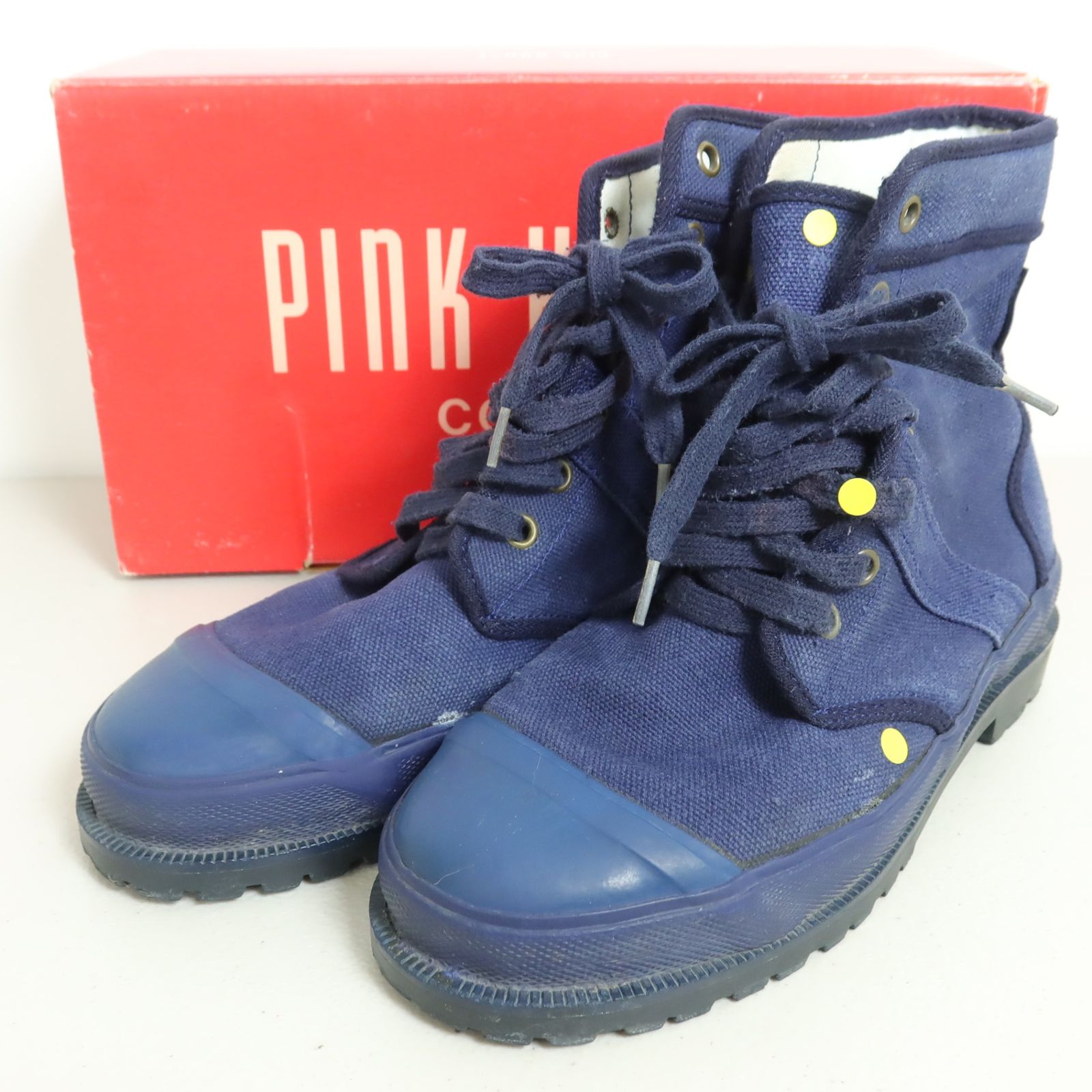 ピンクハウス☆ハイカットスニーカー サイズM ネイビー系 ＊sh001