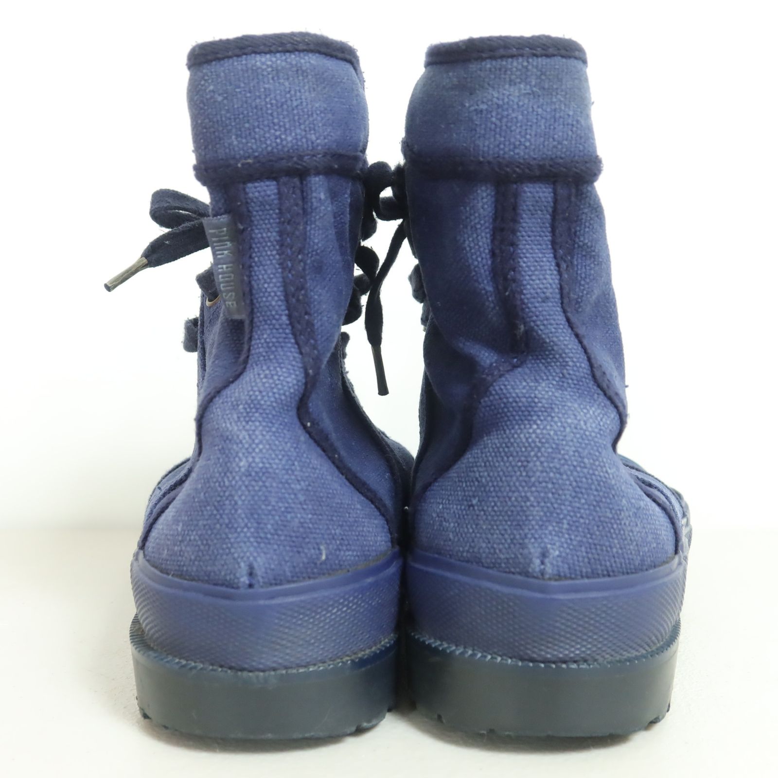 ピンクハウス☆ハイカットスニーカー サイズM ネイビー系 ＊sh001