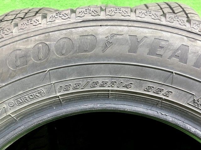 GOODYEAR スタッドレス グッドイヤー アイスナビ8 185/65R14 4本 7ミリ