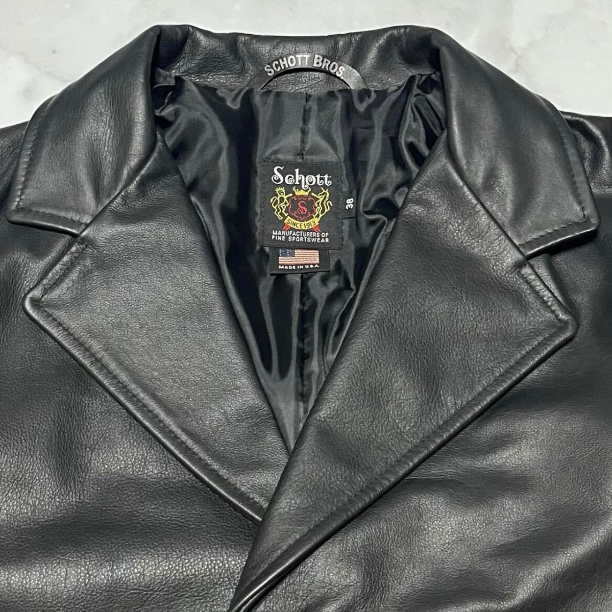 ※ウメ吉【美品】Schott No.3111028 ゴートレザー ブラック Amazon | Schott ショット #3111028 ゴート スウィングトップ