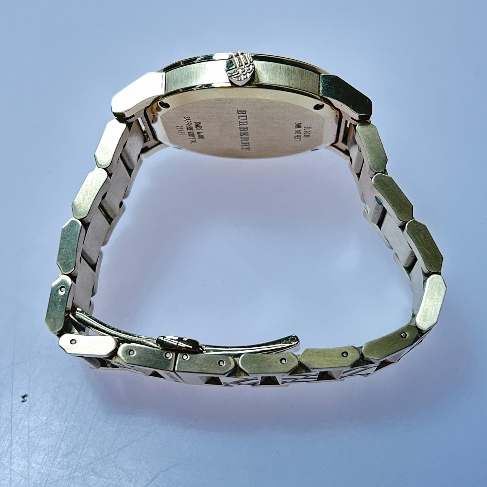 ▽▽BURBERRY バーバリー クォーツ オールゴールドカラー ステンレス