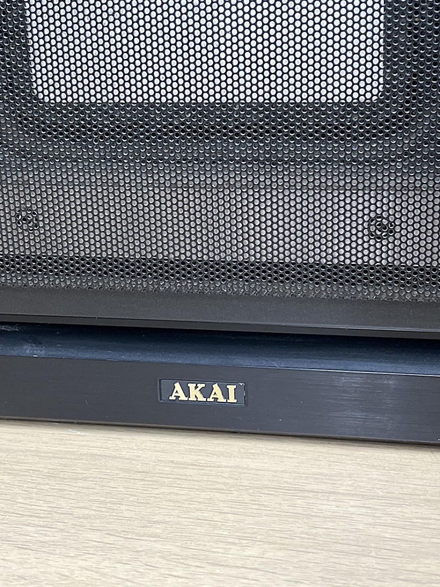 AKAI アカイ スピーカー SW-M515 ペア 2-WAY 平面 AVスピーカー