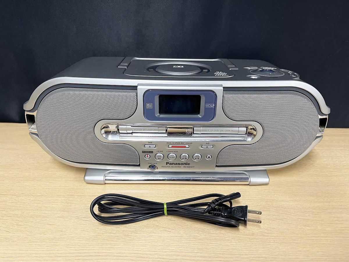 Panasonic パナソニック MD CD ラジカセ RX-MDX77 - メルカリ