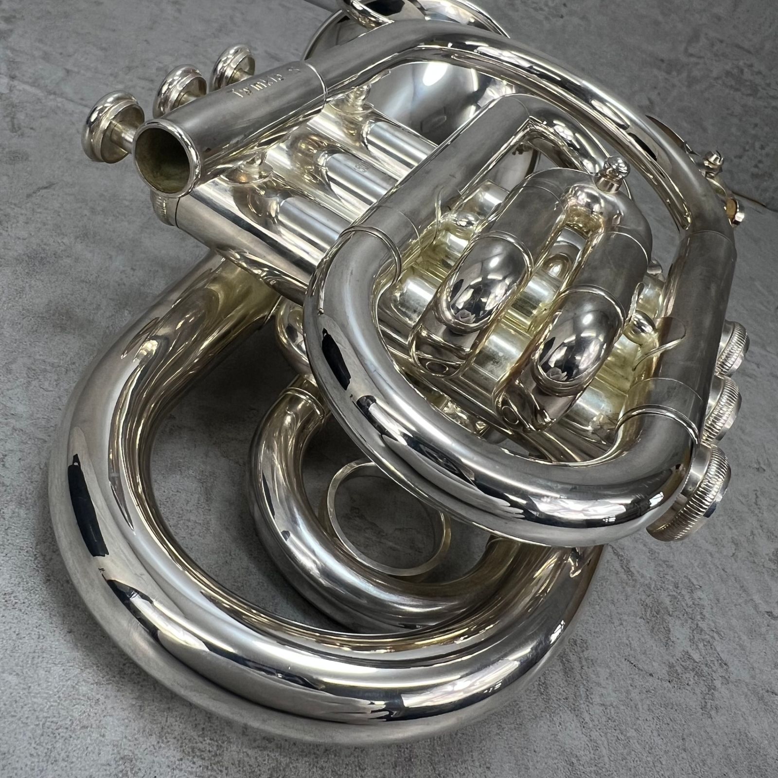 BRILLER ブリエル B♭ポケットトランペット Twinkle S trumpet 彫刻