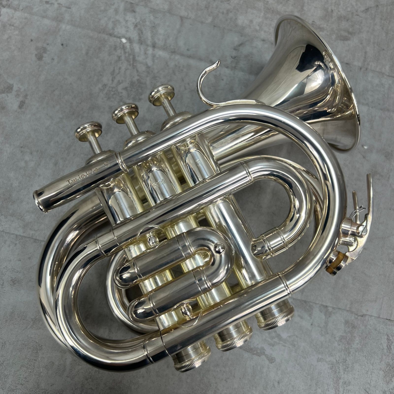 BRILLER ブリエル B♭ポケットトランペット Twinkle S trumpet 彫刻