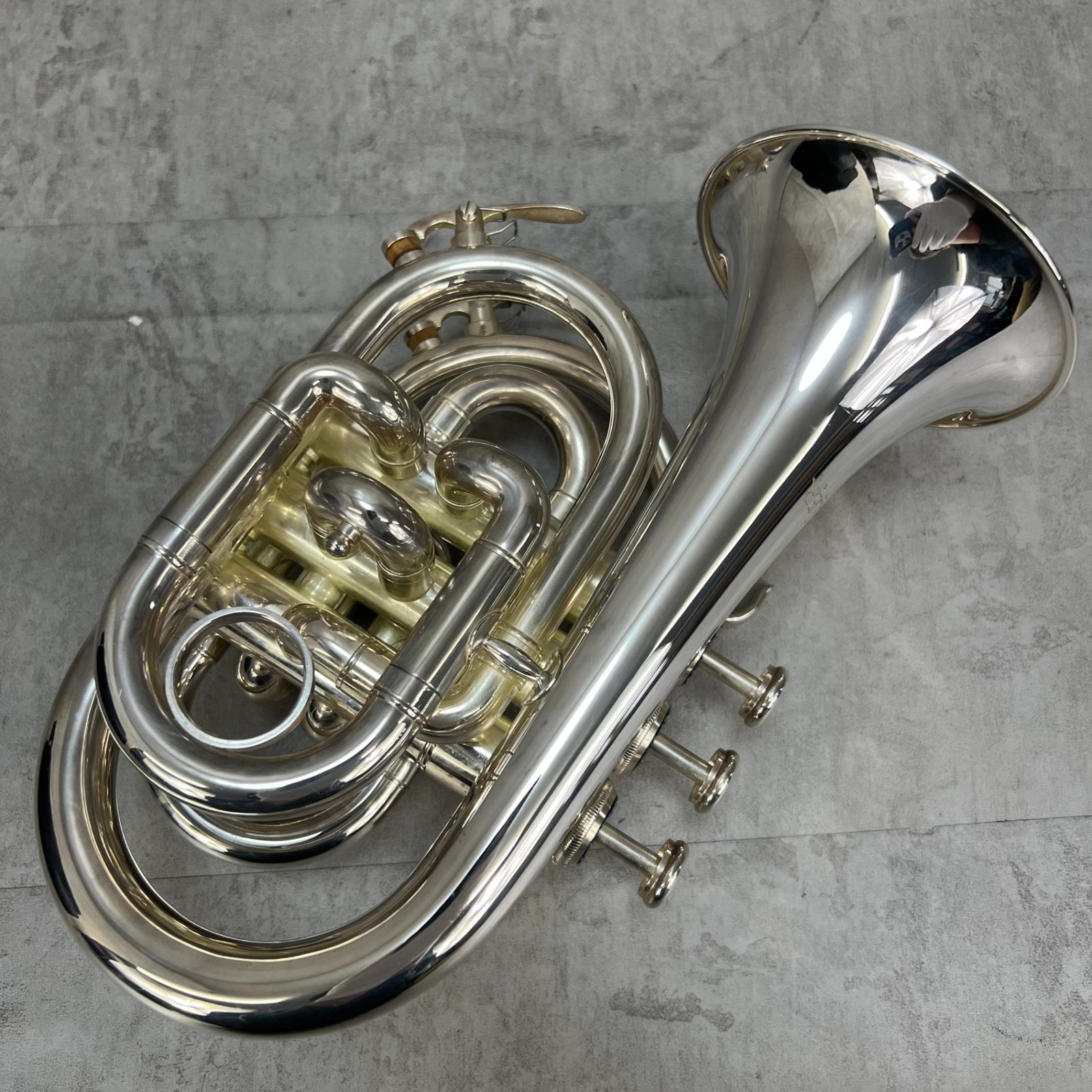 BRILLER ブリエル B♭ポケットトランペット Twinkle S trumpet 彫刻