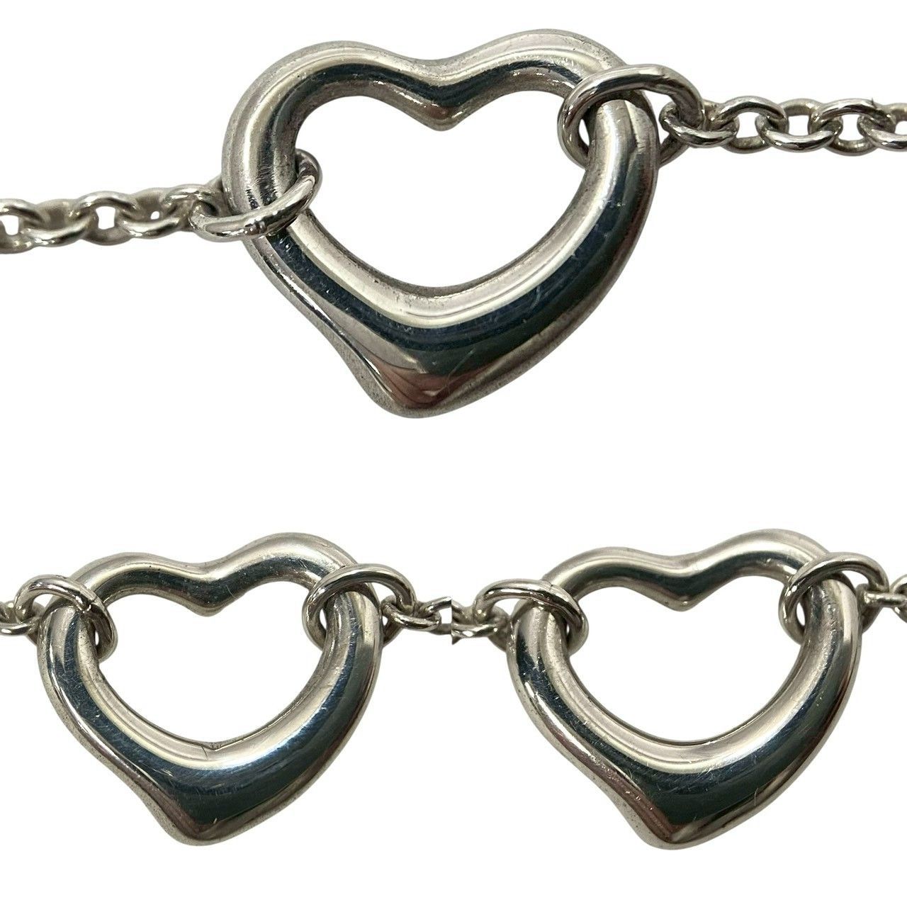 FU【TIFFANY&Co.】トリプル オープンハート ネックレス ELSA PERETTI