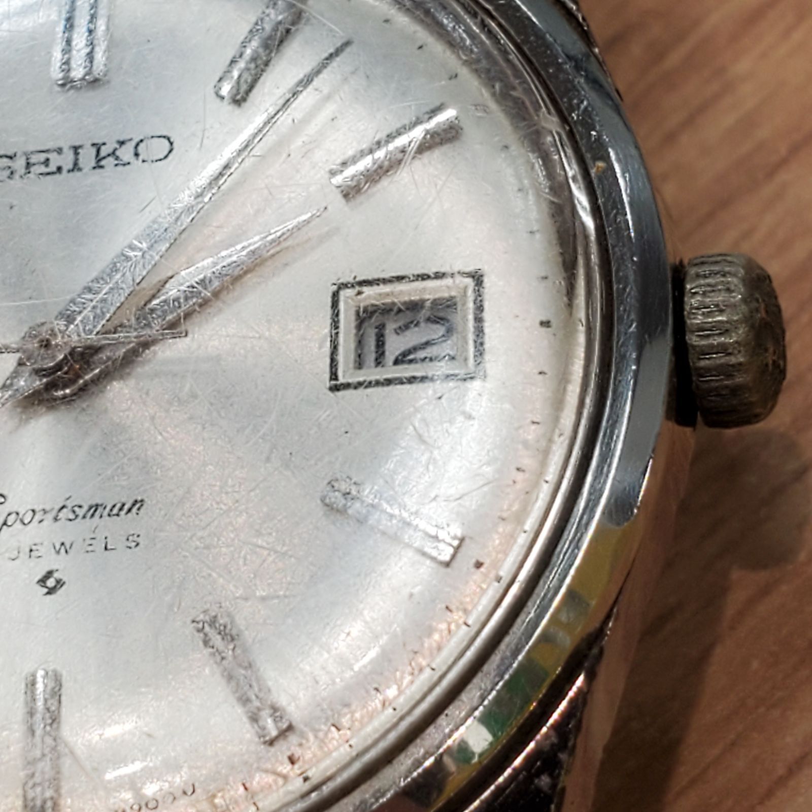 EL6】SEIKO セイコー スポーツマン 17石 手巻き 6602-9982 稼働品