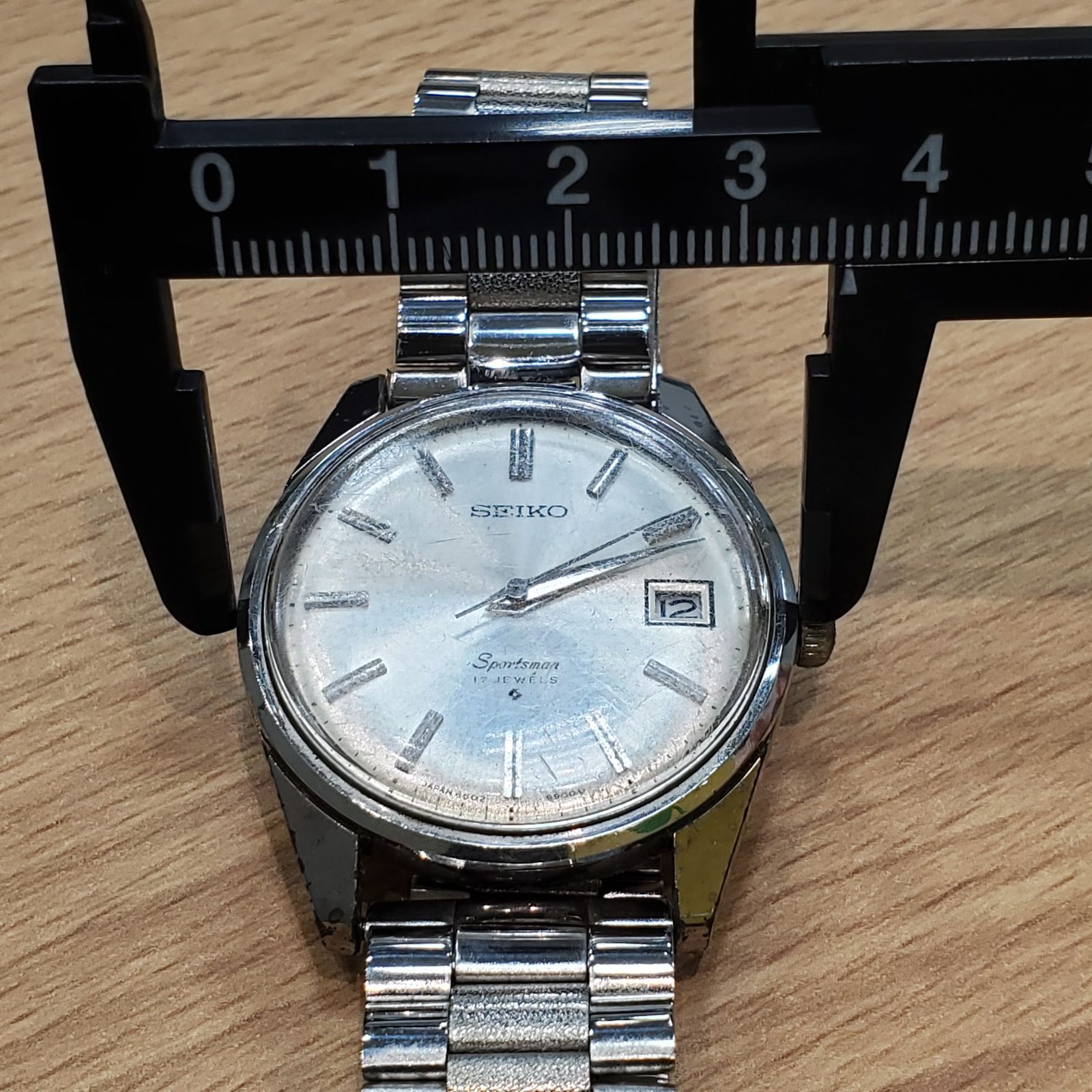 EL6】SEIKO セイコー スポーツマン 17石 手巻き 6602-9982 稼働品