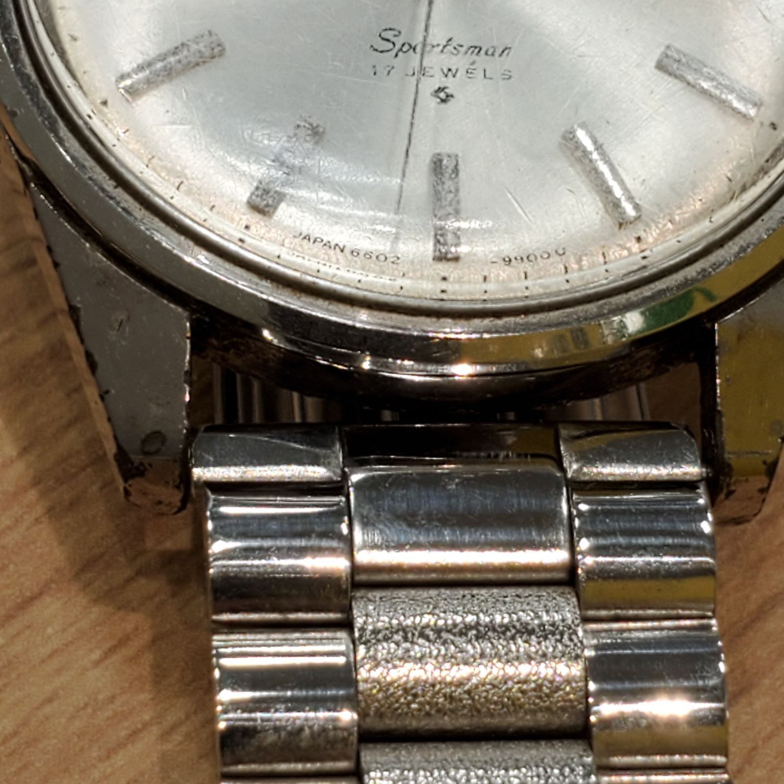 EL6】SEIKO セイコー スポーツマン 17石 手巻き 6602-9982 稼働品