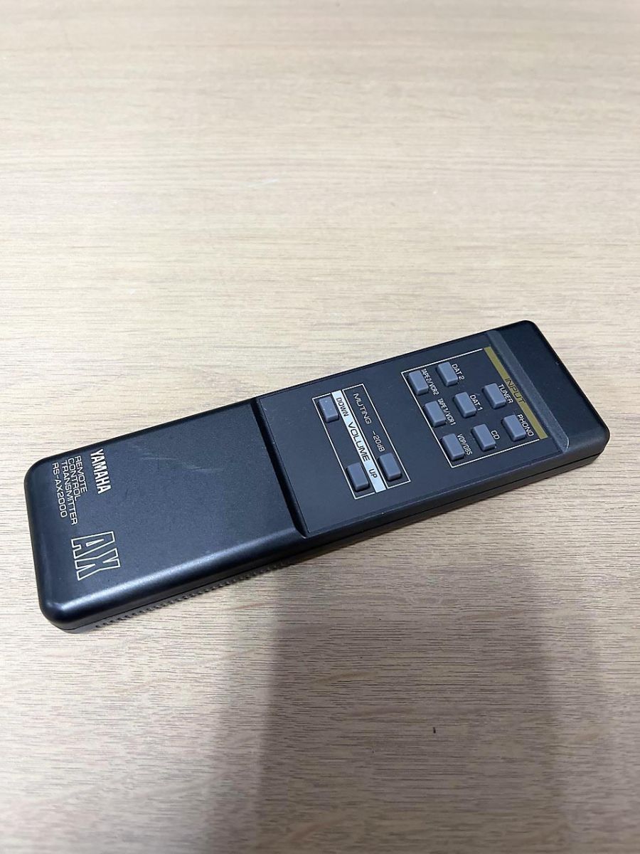 YAMAHA ヤマハ プリメインアンプ オーディオ リモコン RS-AX2000