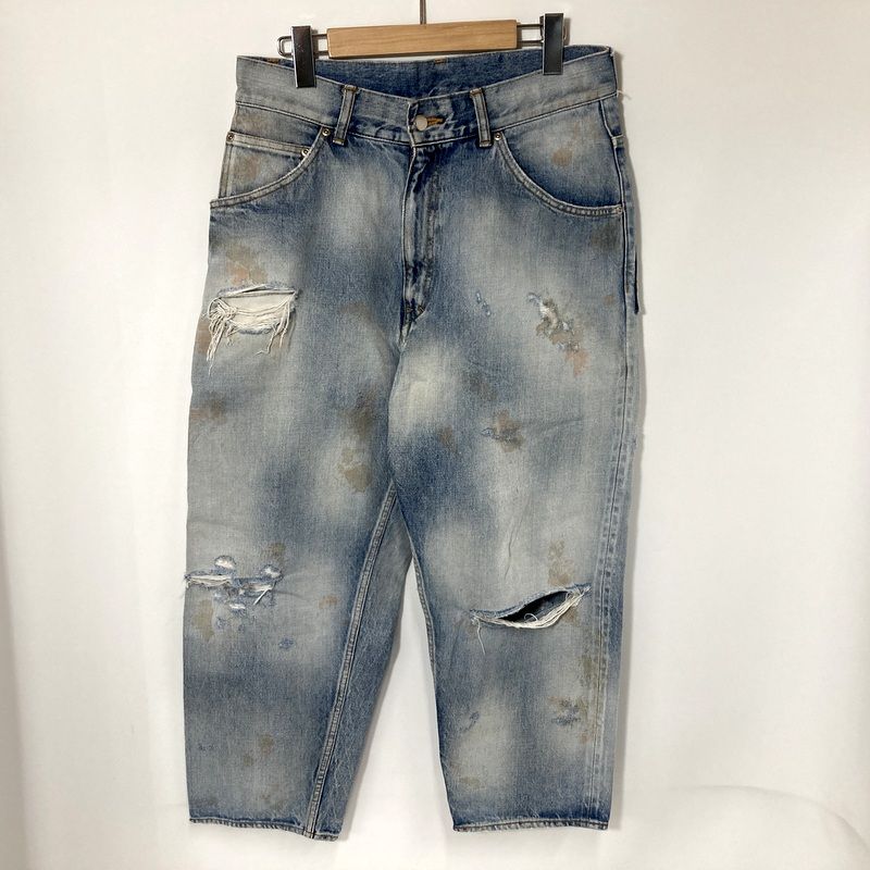 ANCELLM アンセルム セルビッジテーパード5ポケットデニムパンツ ANC