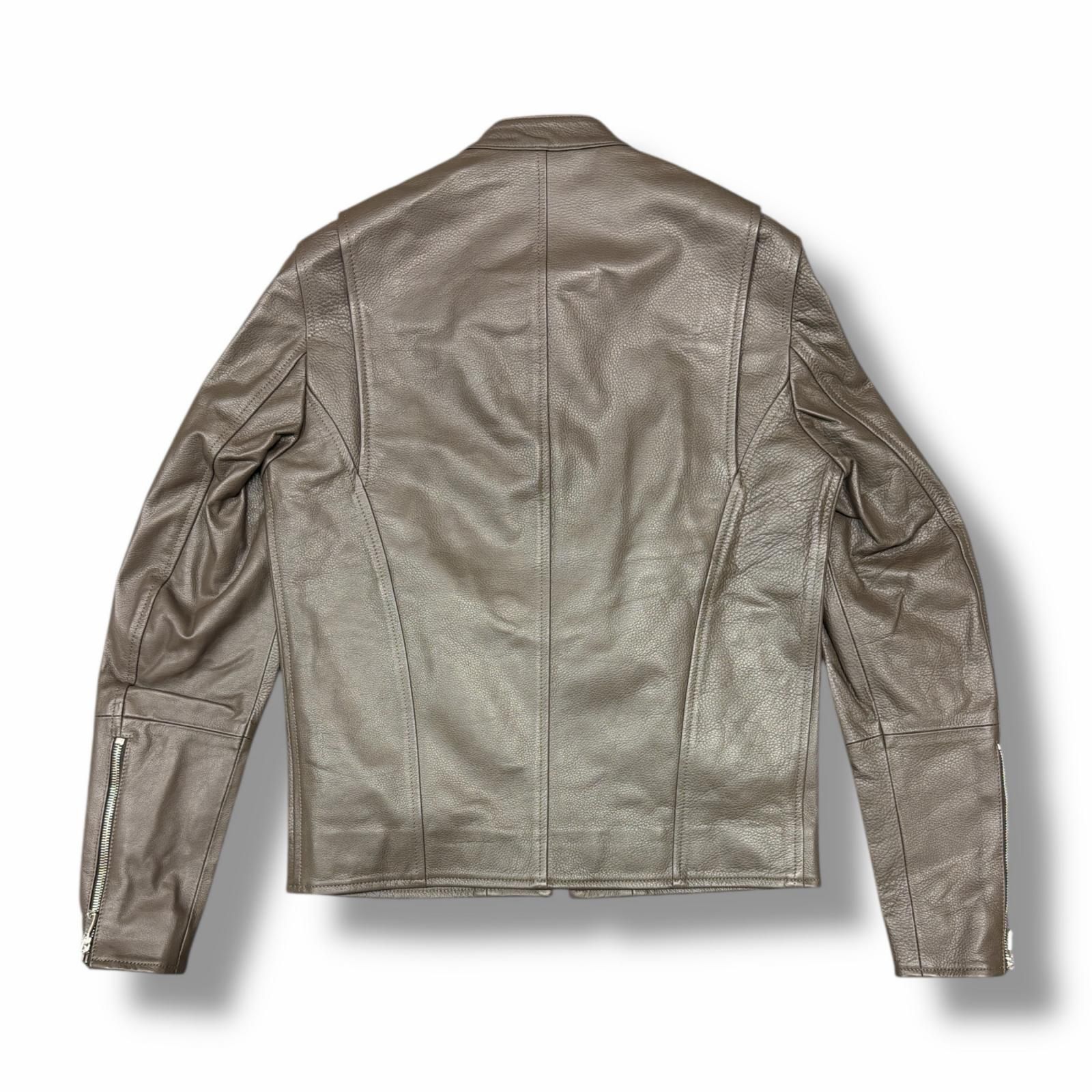 参考上代231000円 未使用 EMMETI KELSO SP CALF SKIN レザージャケット