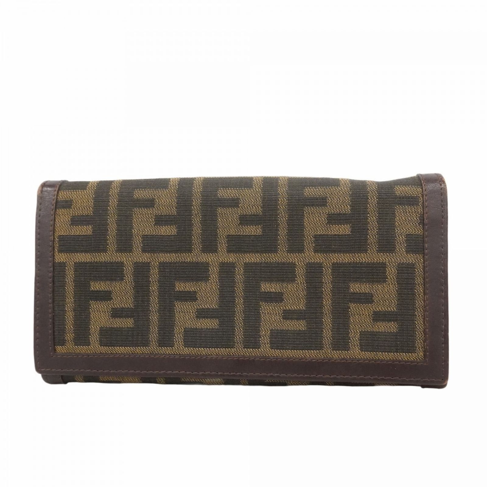 フェンディ(Fendi) フェンディ 長財布 ズッカ ナイロンキャンバス