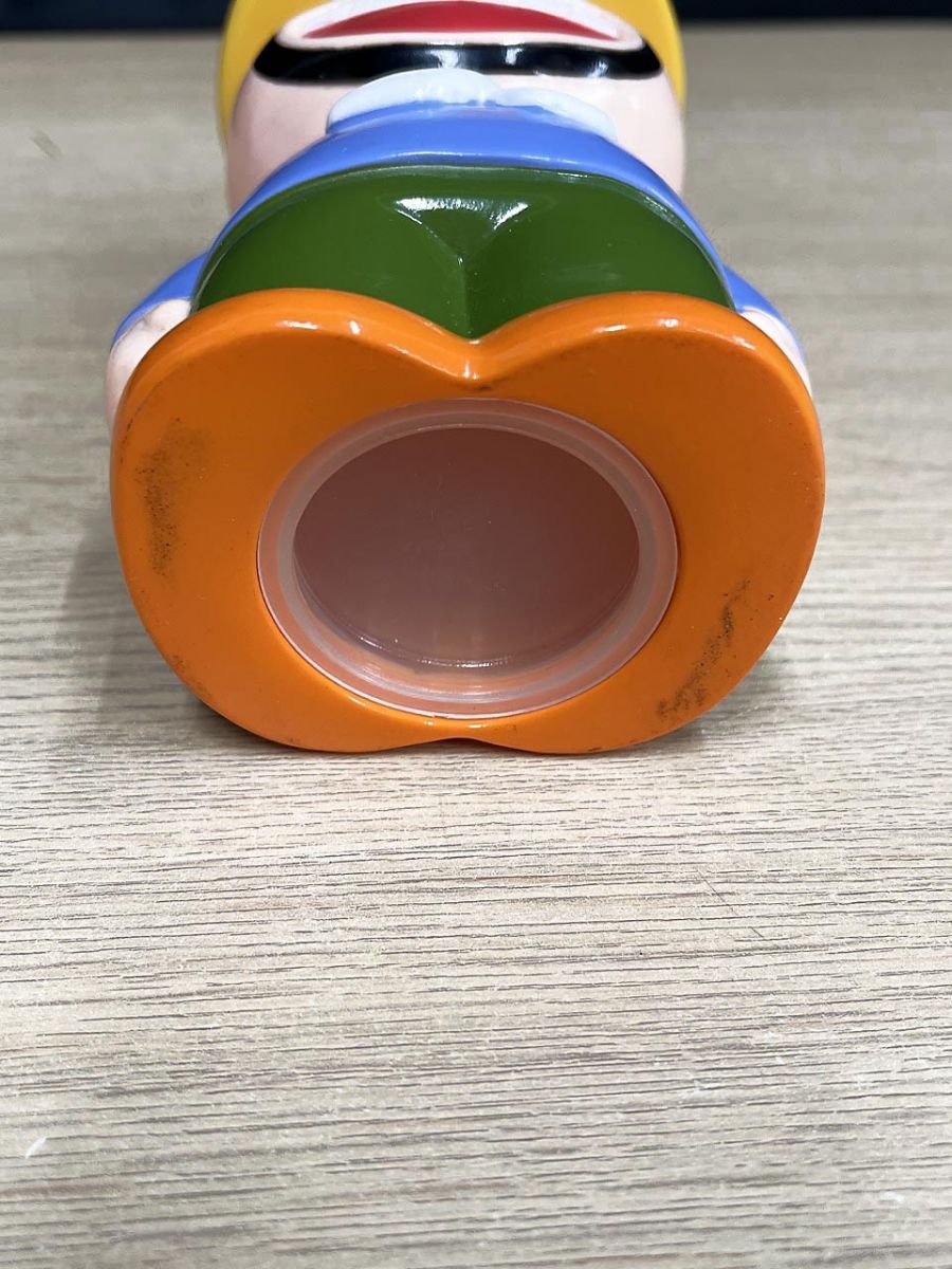 Meiji 明治 カールおじさん ソフビ 貯金箱 昭和レトロ コレクション