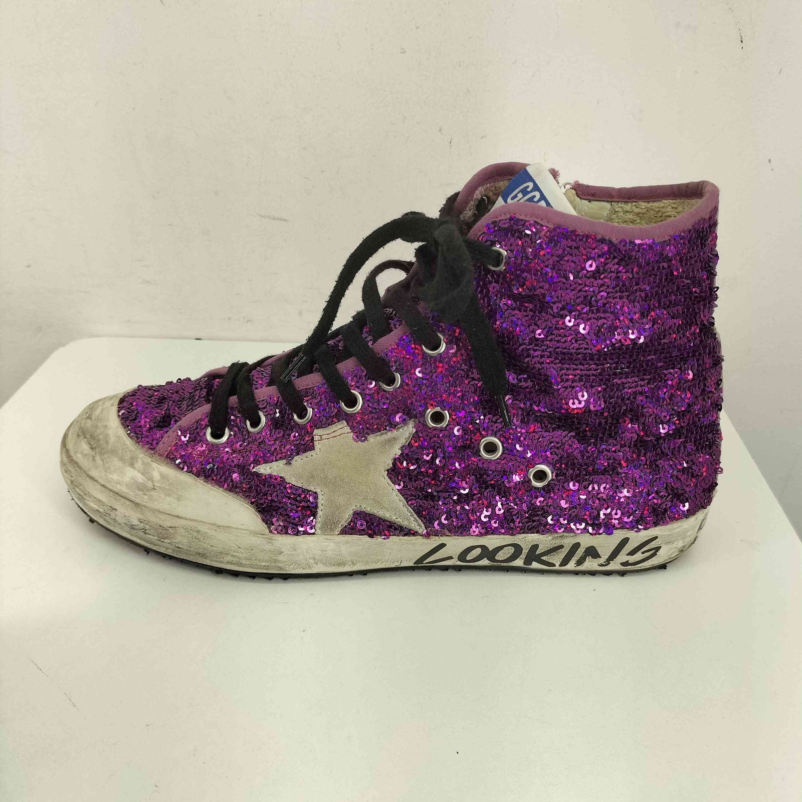 ゴールデングース グリッターハイカット スニーカー ゴールデングース GOLDEN GOOSE グリッター ラメ ハイカット