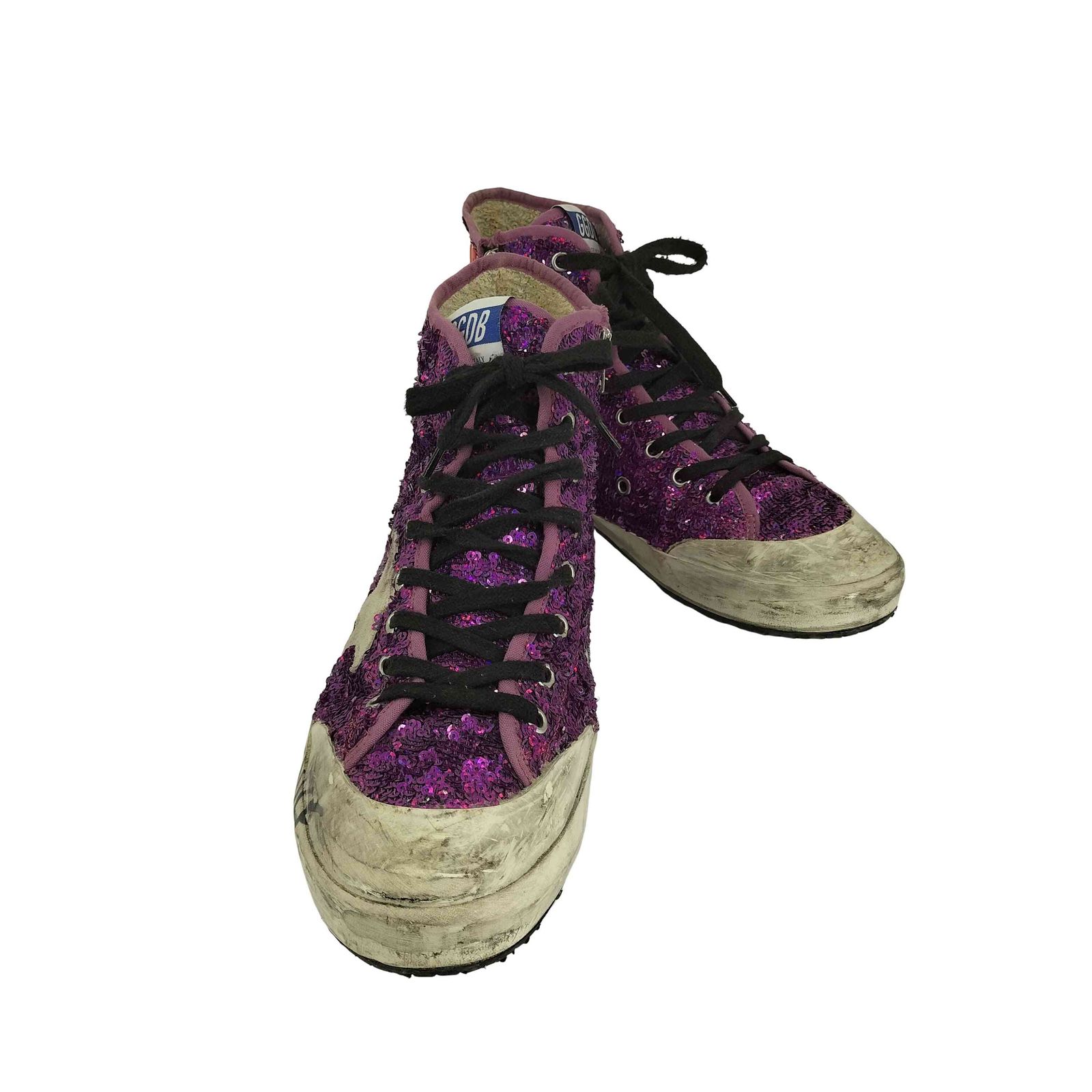 ゴールデングース グリッターハイカット スニーカー ゴールデングース GOLDEN GOOSE グリッター ラメ ハイカット