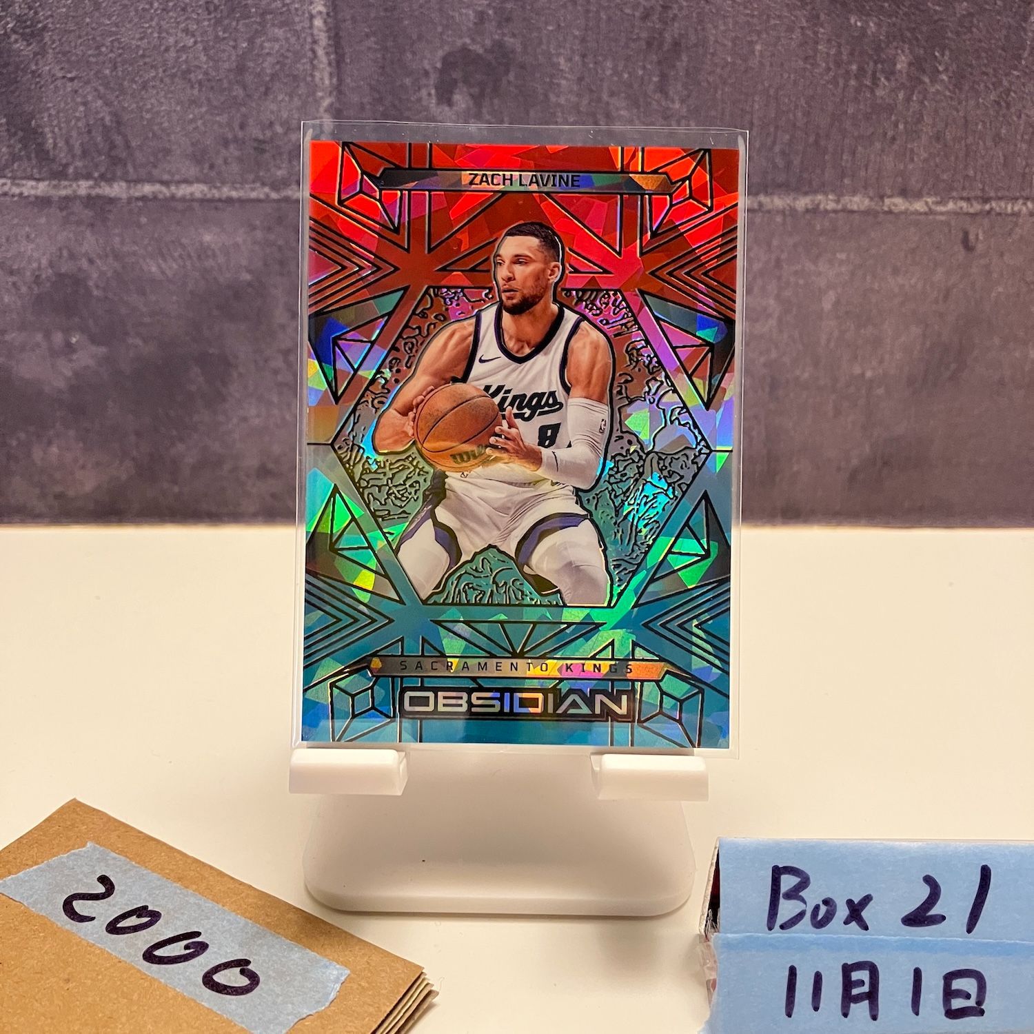 2024-25 Panini Obsidian Zach LaVine 49/49 Sacramento Kings ラスト 