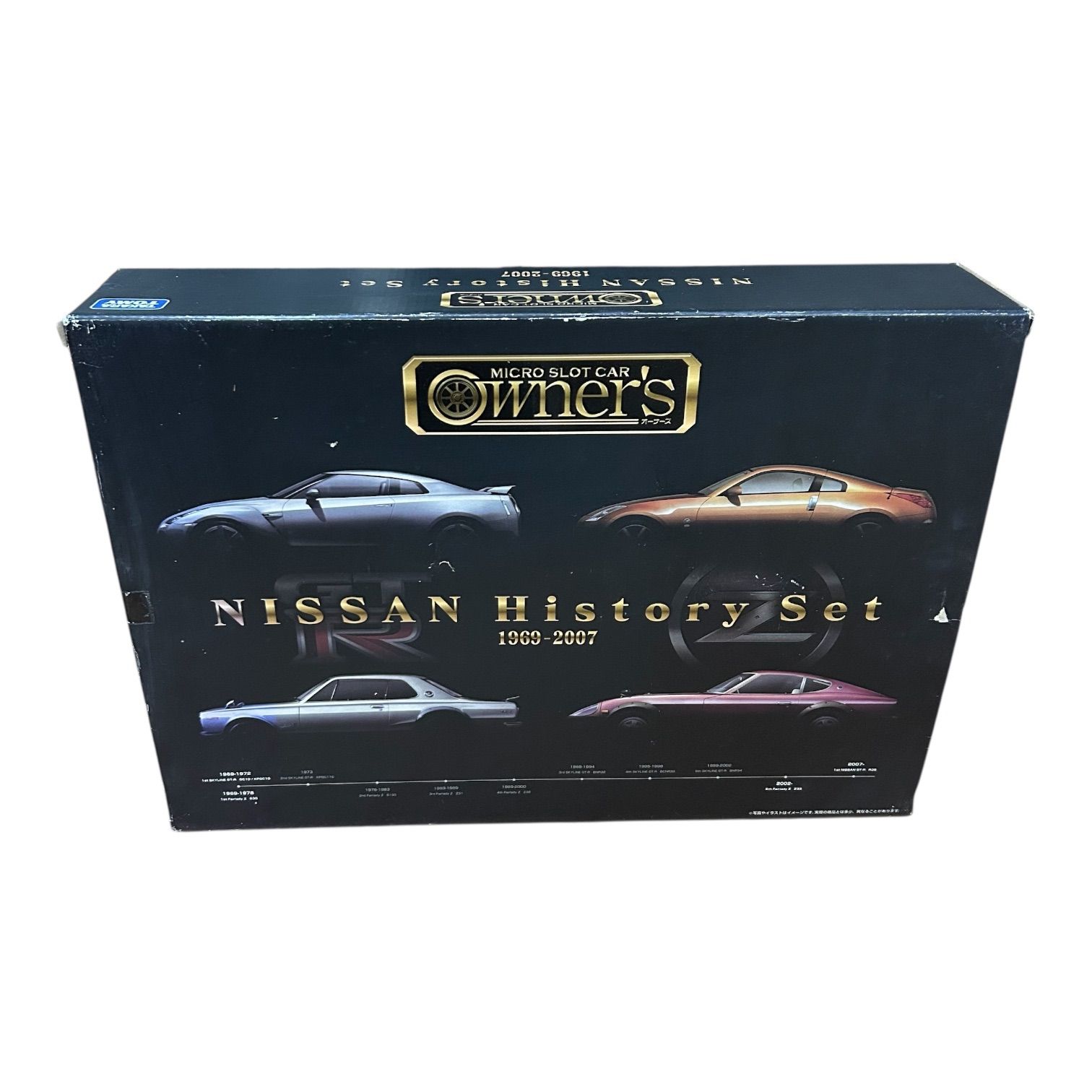 TAKARA TOMY MICRO SLOT CAR owner's NISSAN History set 1969-2007