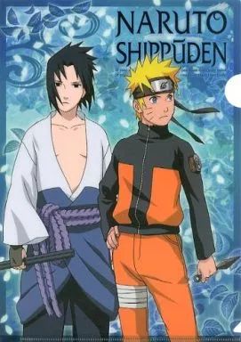 中古】クリアファイル うちはサスケ＆うずまきナルト A4クリアファイル