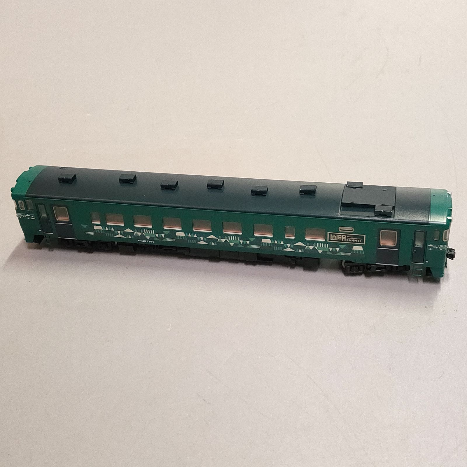 M1044◇未使用品 JRキハ40 1700形 ディーゼルカー（山明・紫水）セット